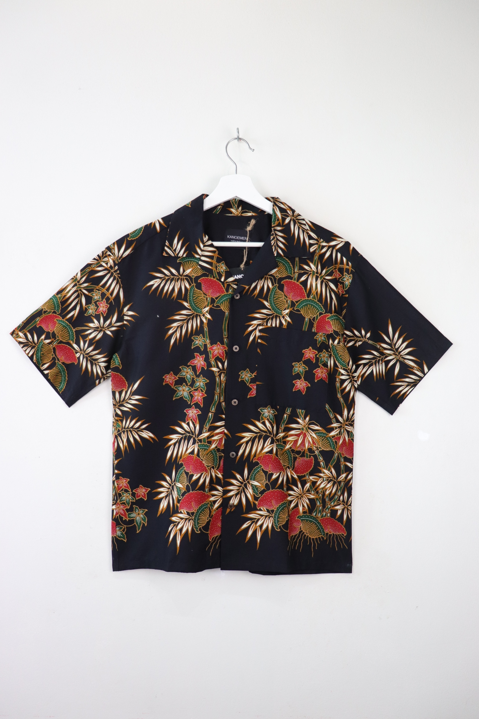 KANOEMEN Open Collar Batik Shirt - Kazuki [ S M L ] 