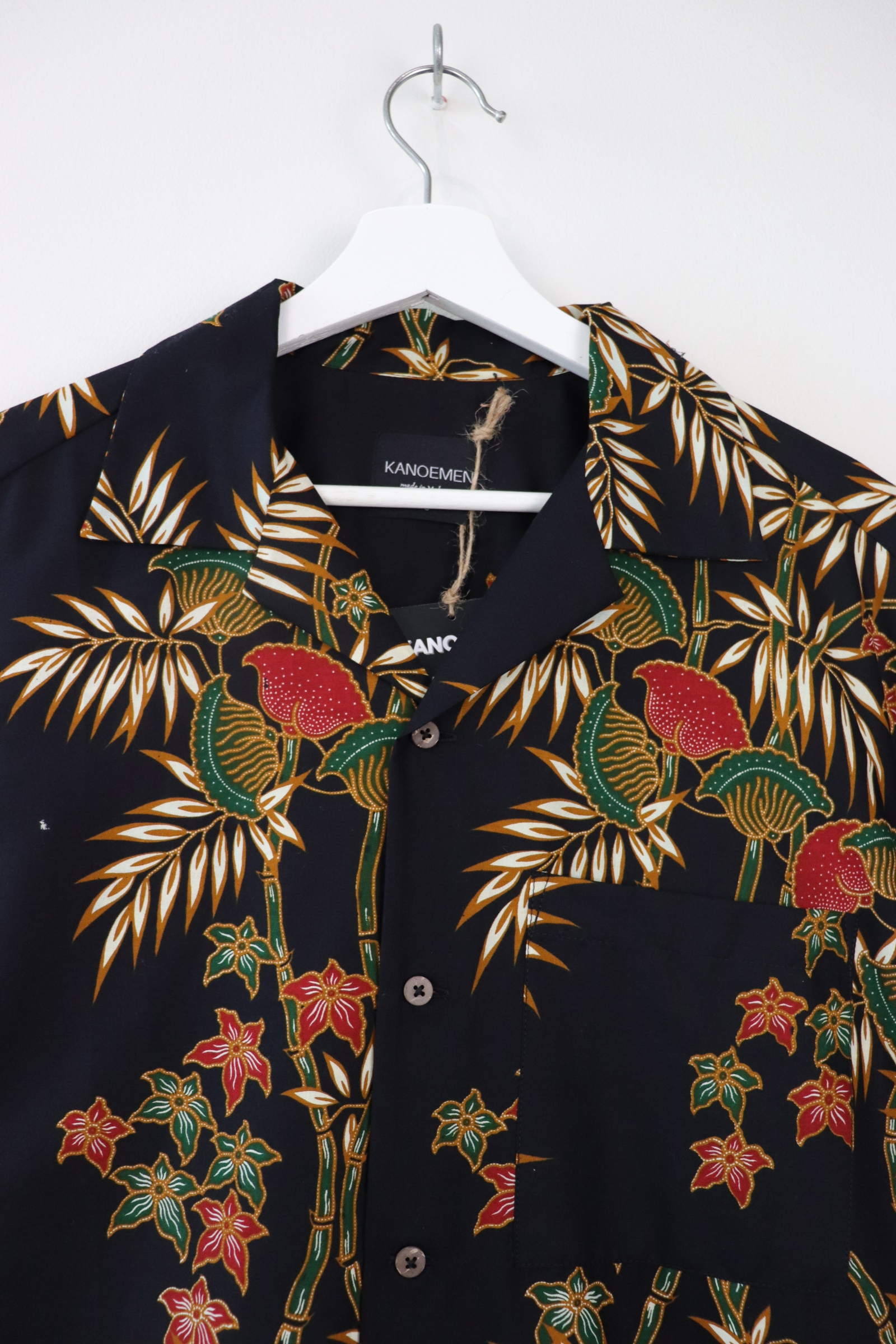 KANOEMEN Open Collar Batik Shirt - Kazuki [ S M L ] 