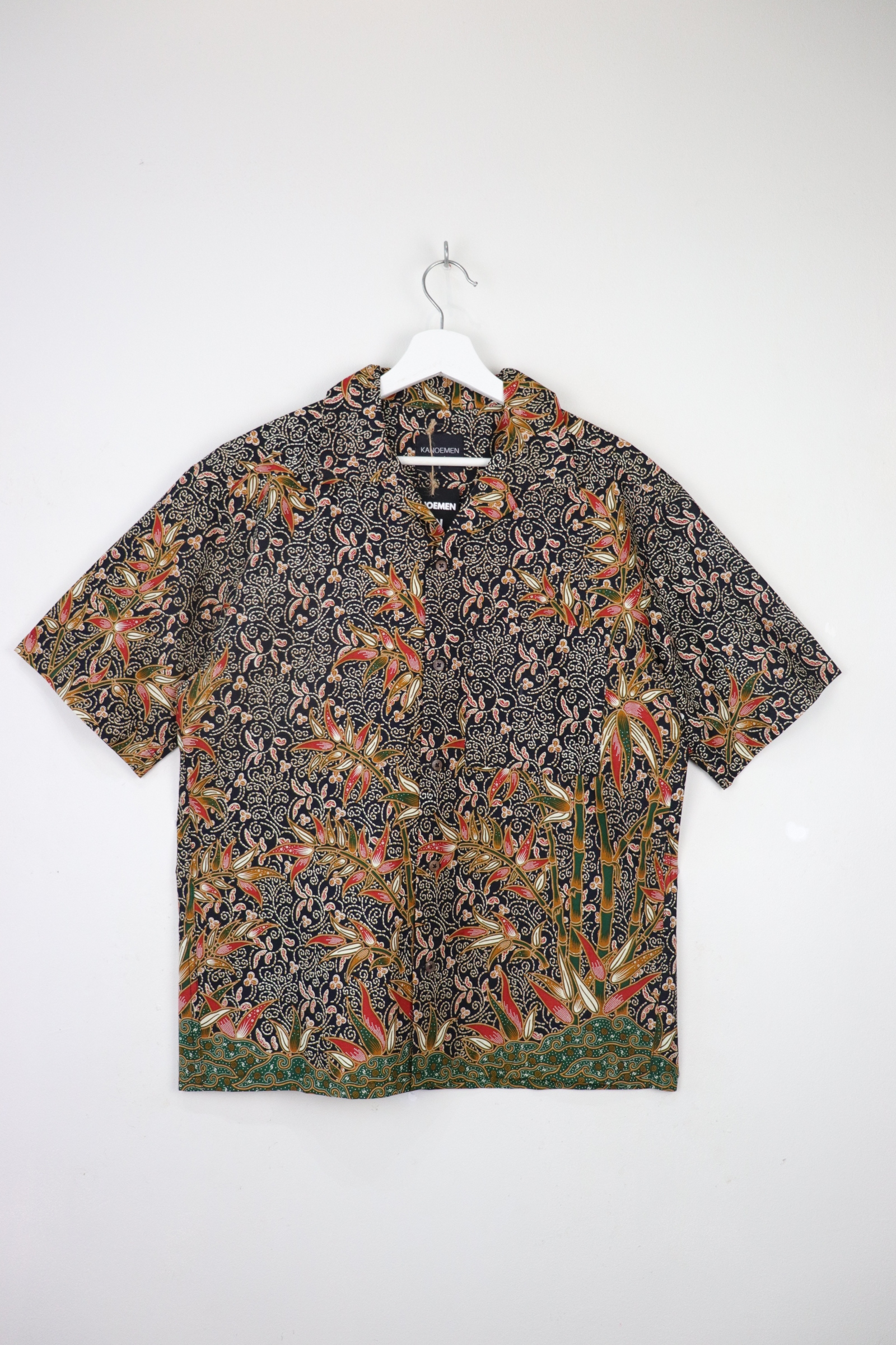 KANOEMEN Open Collar Batik Shirt - Florentino [  S M L  ] 