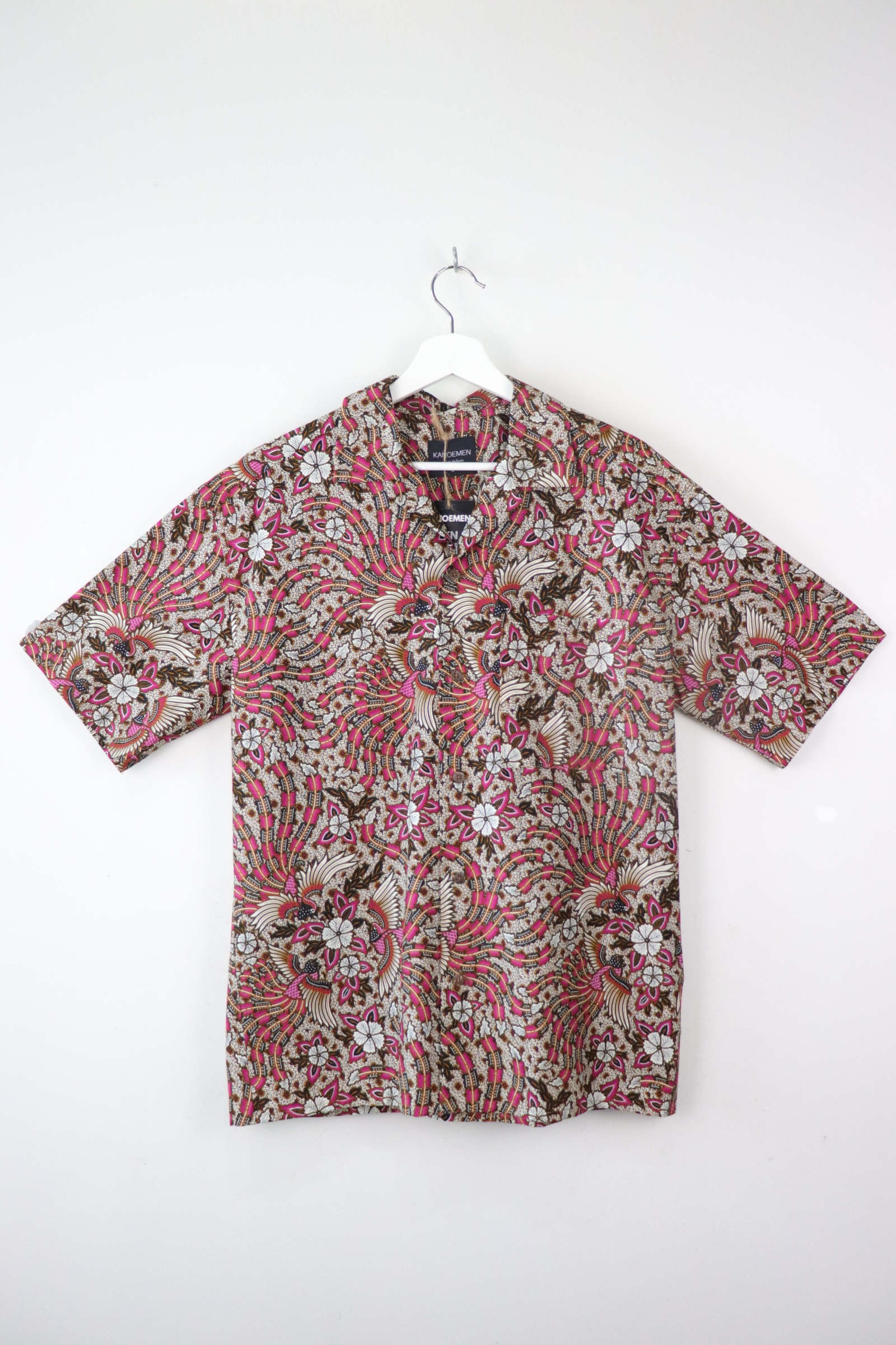 KANOEMEN Open Collar Batik Shirt - Cosmic [ M L ] 