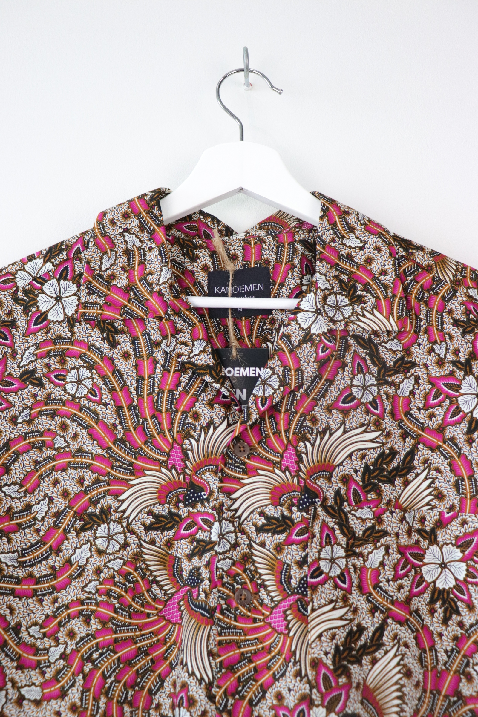 KANOEMEN Open Collar Batik Shirt - Cosmic [ M L ] 