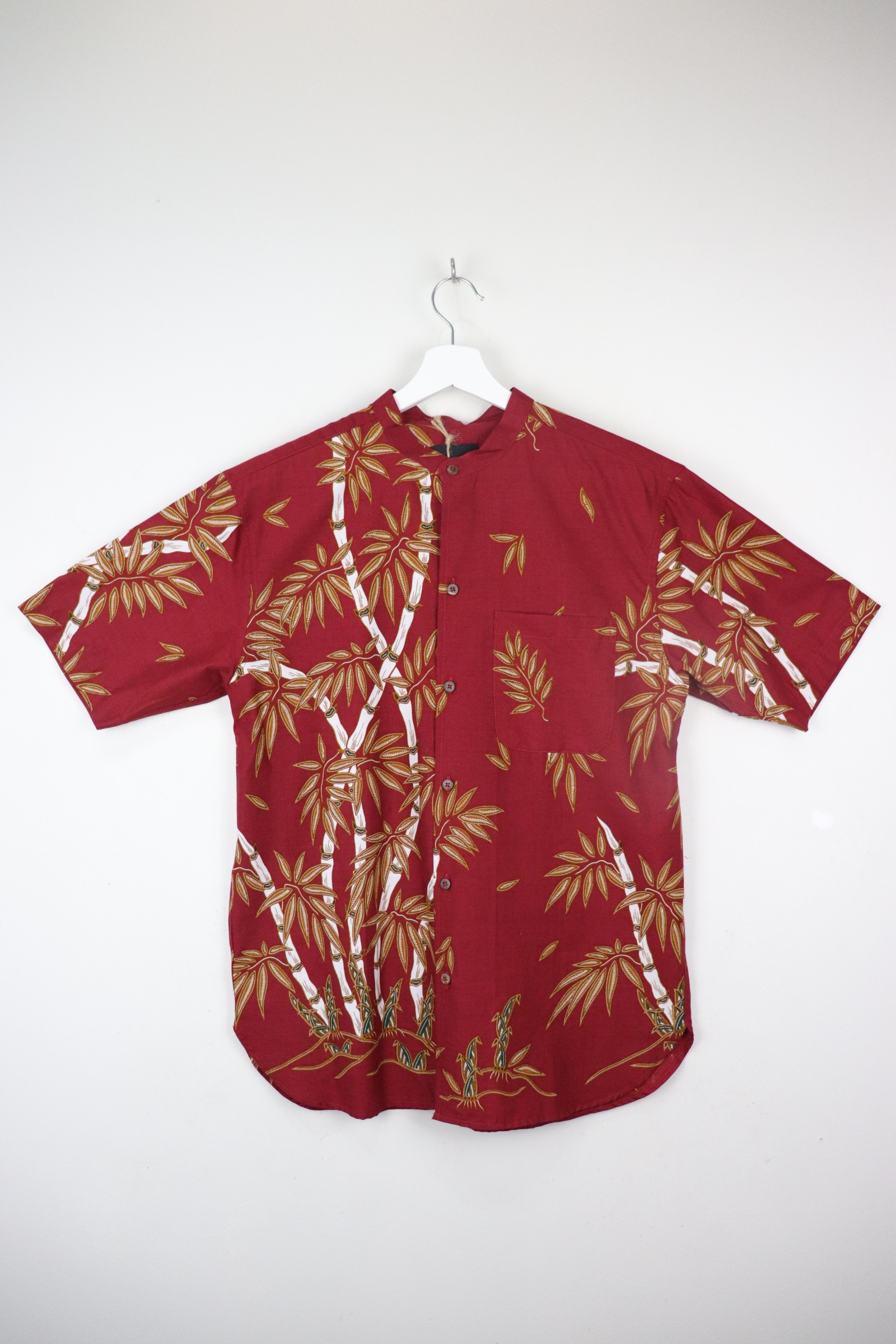 KANOEMEN Stand Collar Batik Shirt - Cupid M [ New Fit ] 