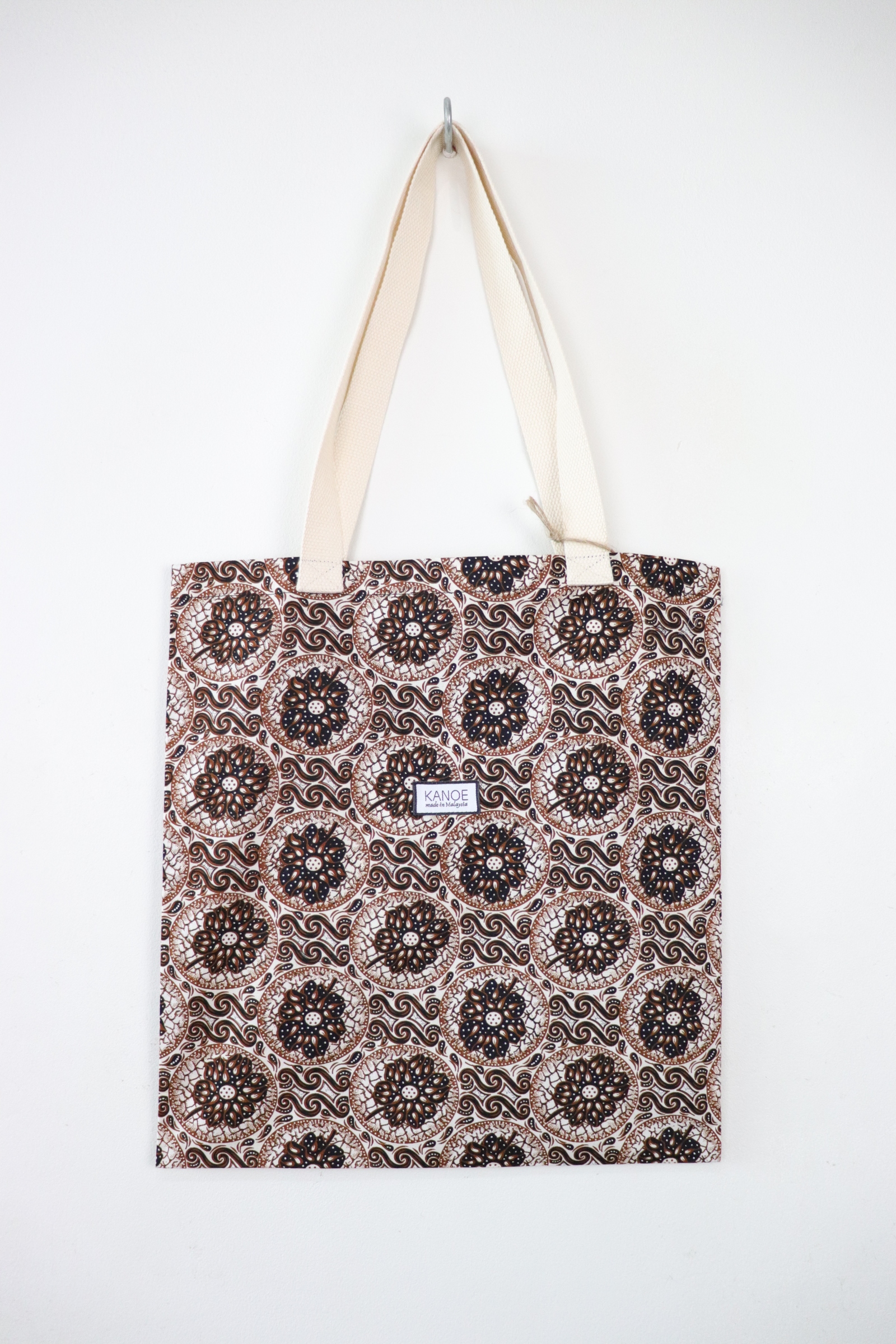 Batik Tote Bag - Coffee Cake