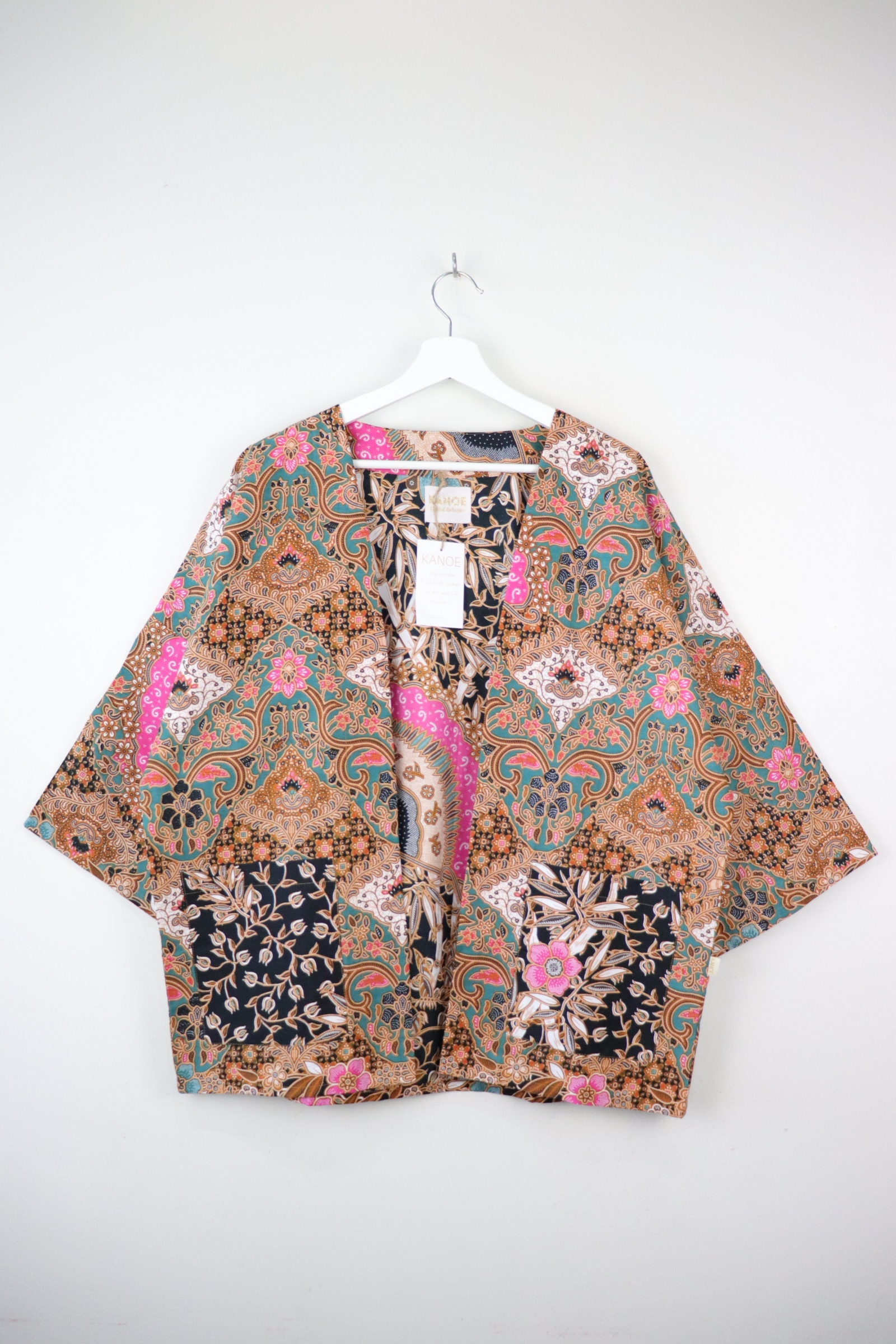 Batik Kimono Basic - Minty Choco