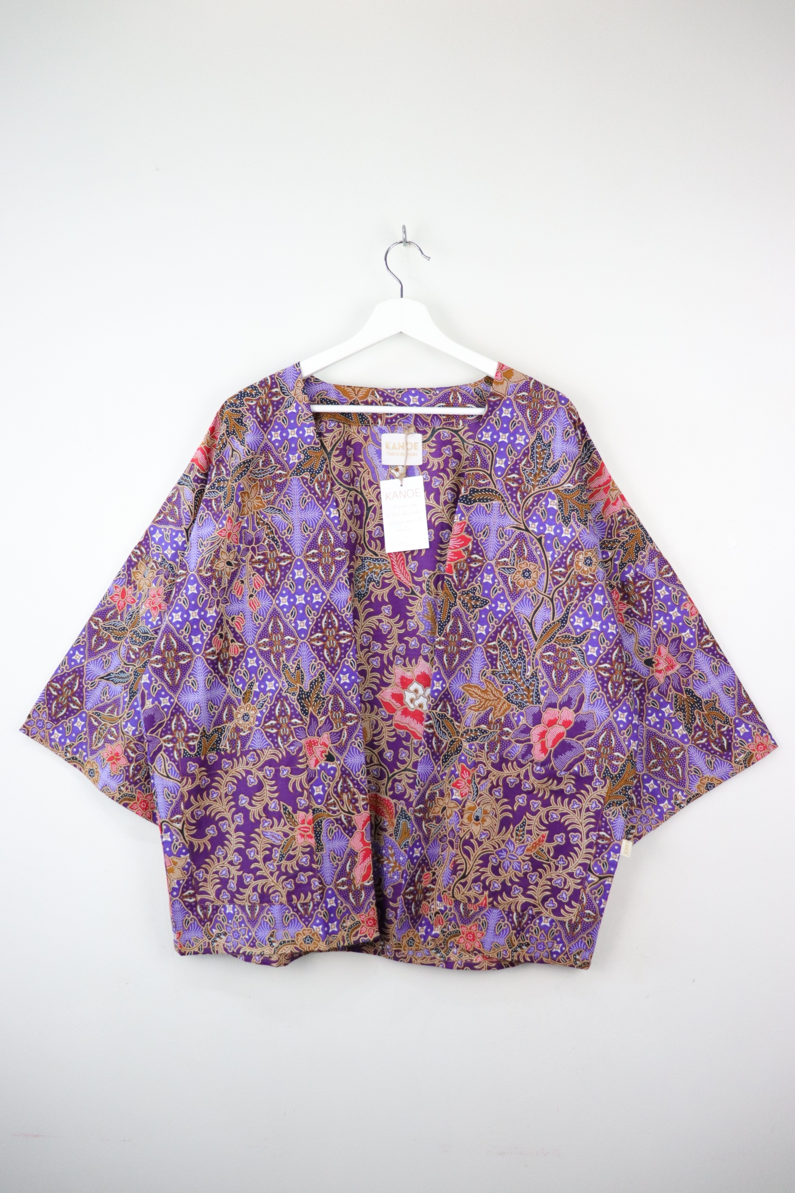 Batik Kimono Basic - Lavender Dream