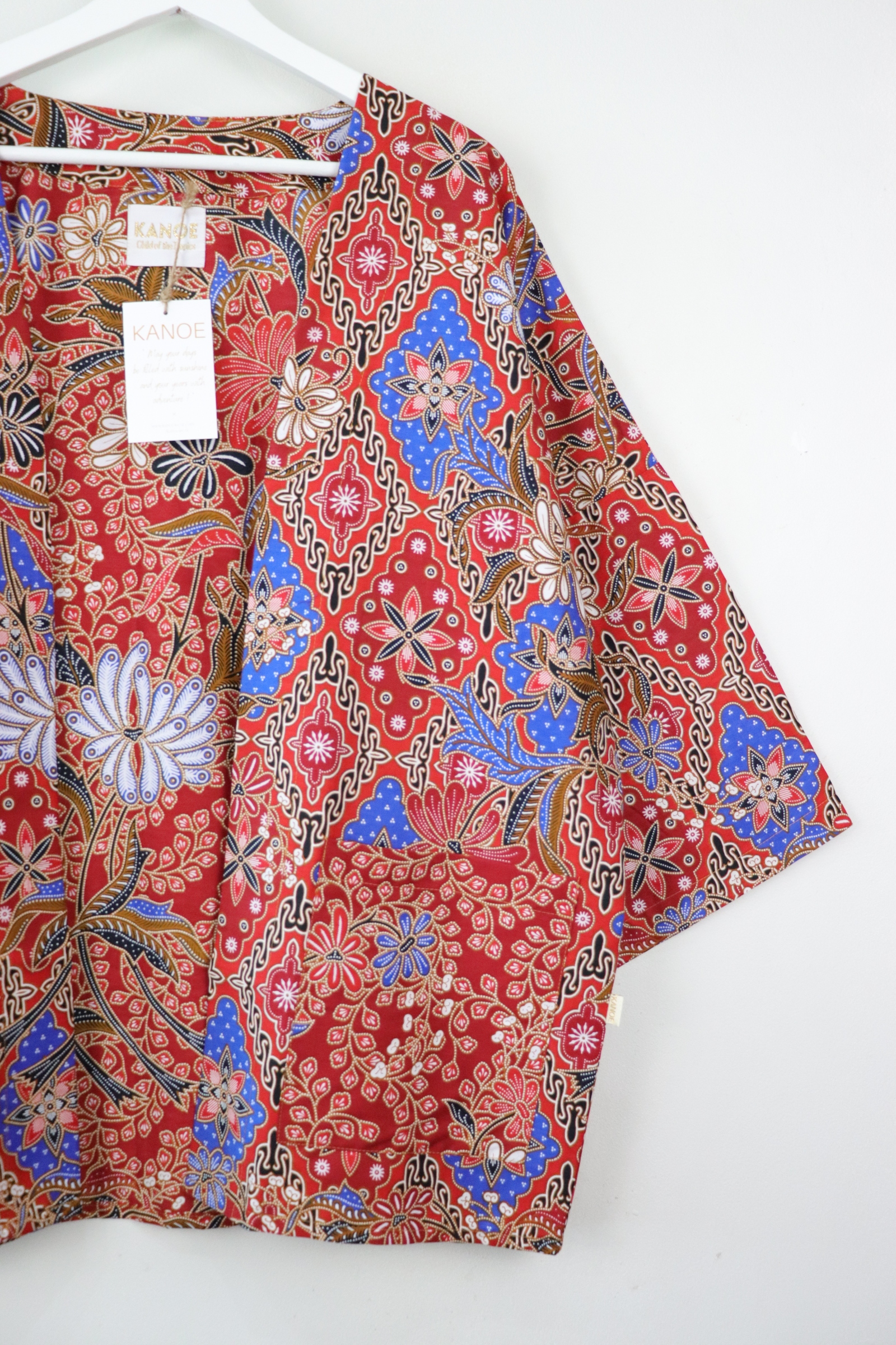 Batik Kimono Basic - Cherry Merry