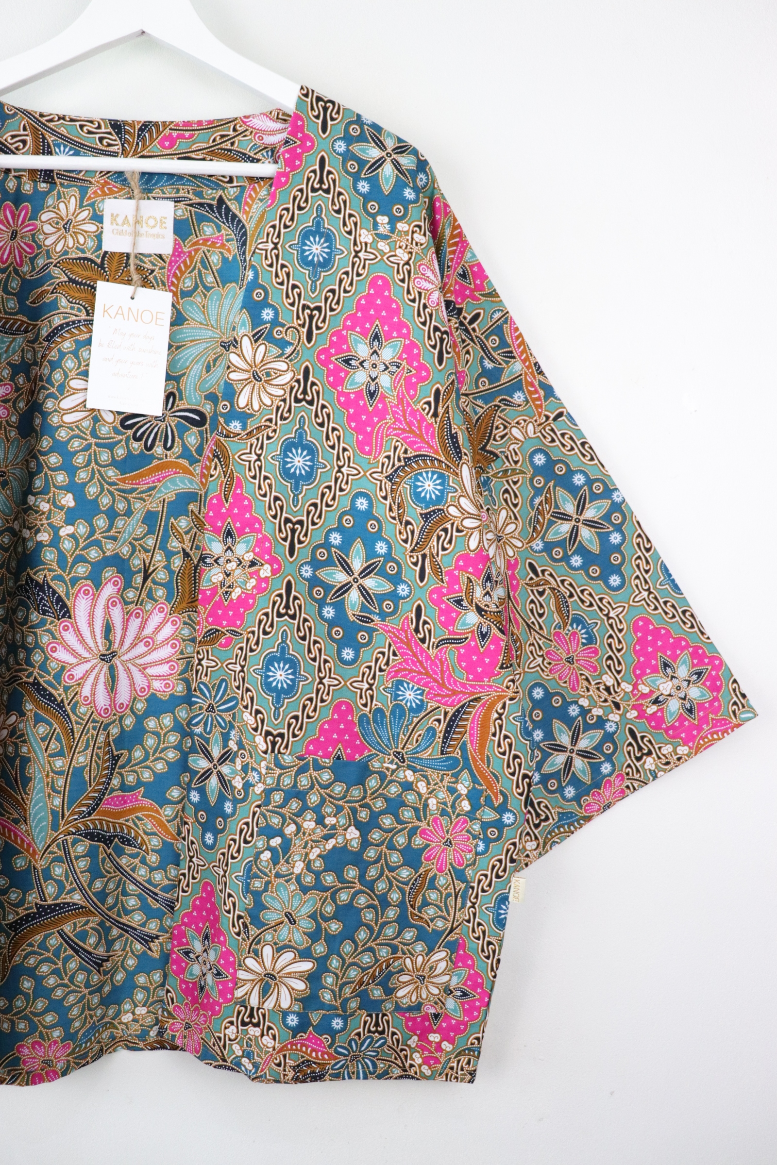 Batik Kimono Basic - Tropical Paradise