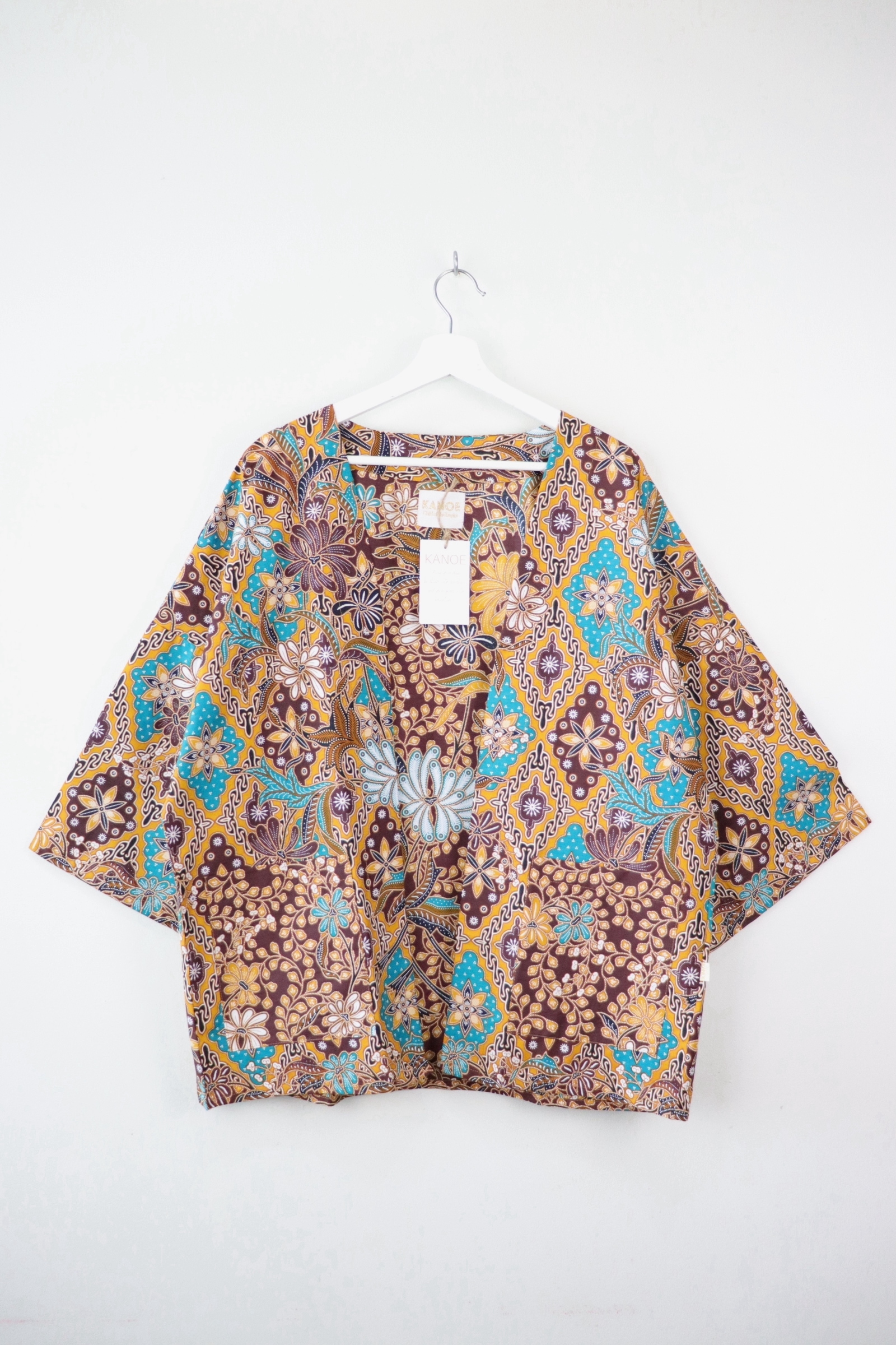 Batik Kimono Basic - Mango Tango