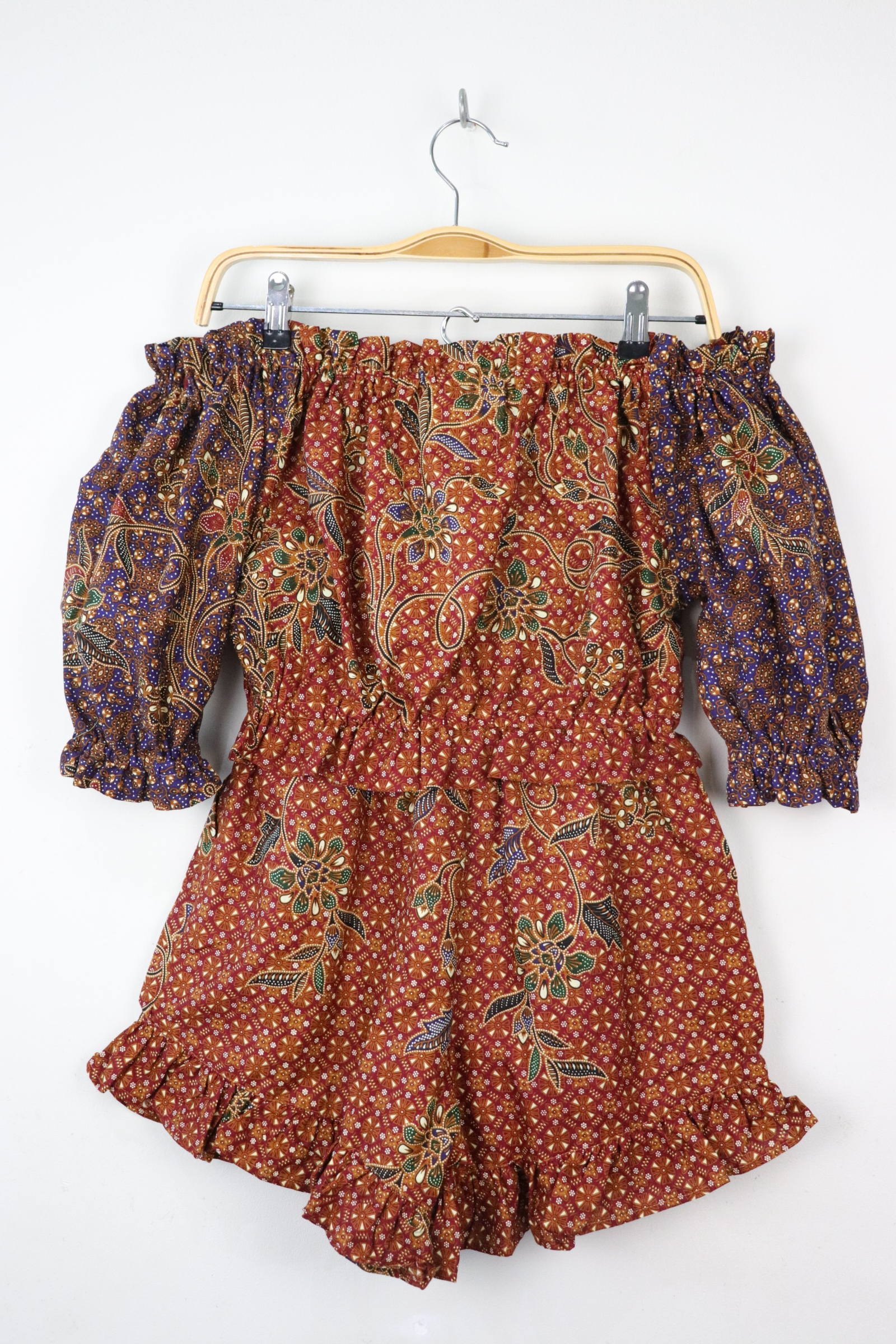 Batik Lounge Set - Red Earth