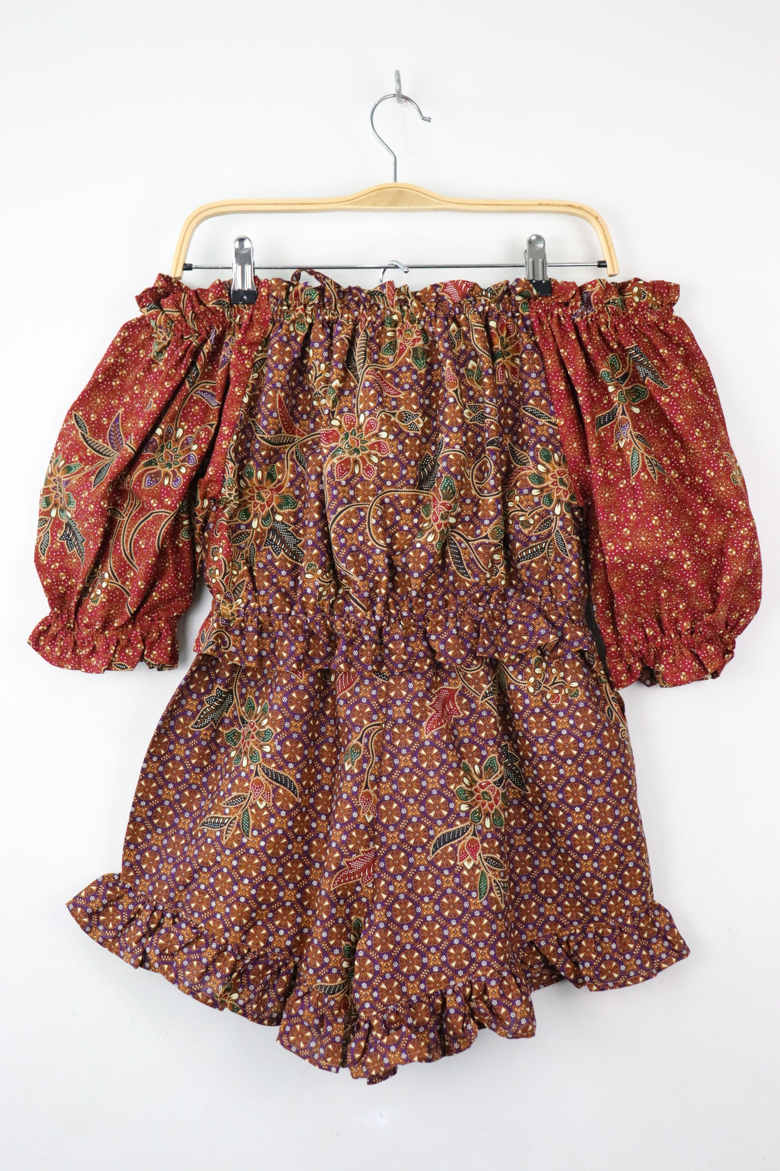 Batik Lounge Set - Tunggu Ungu