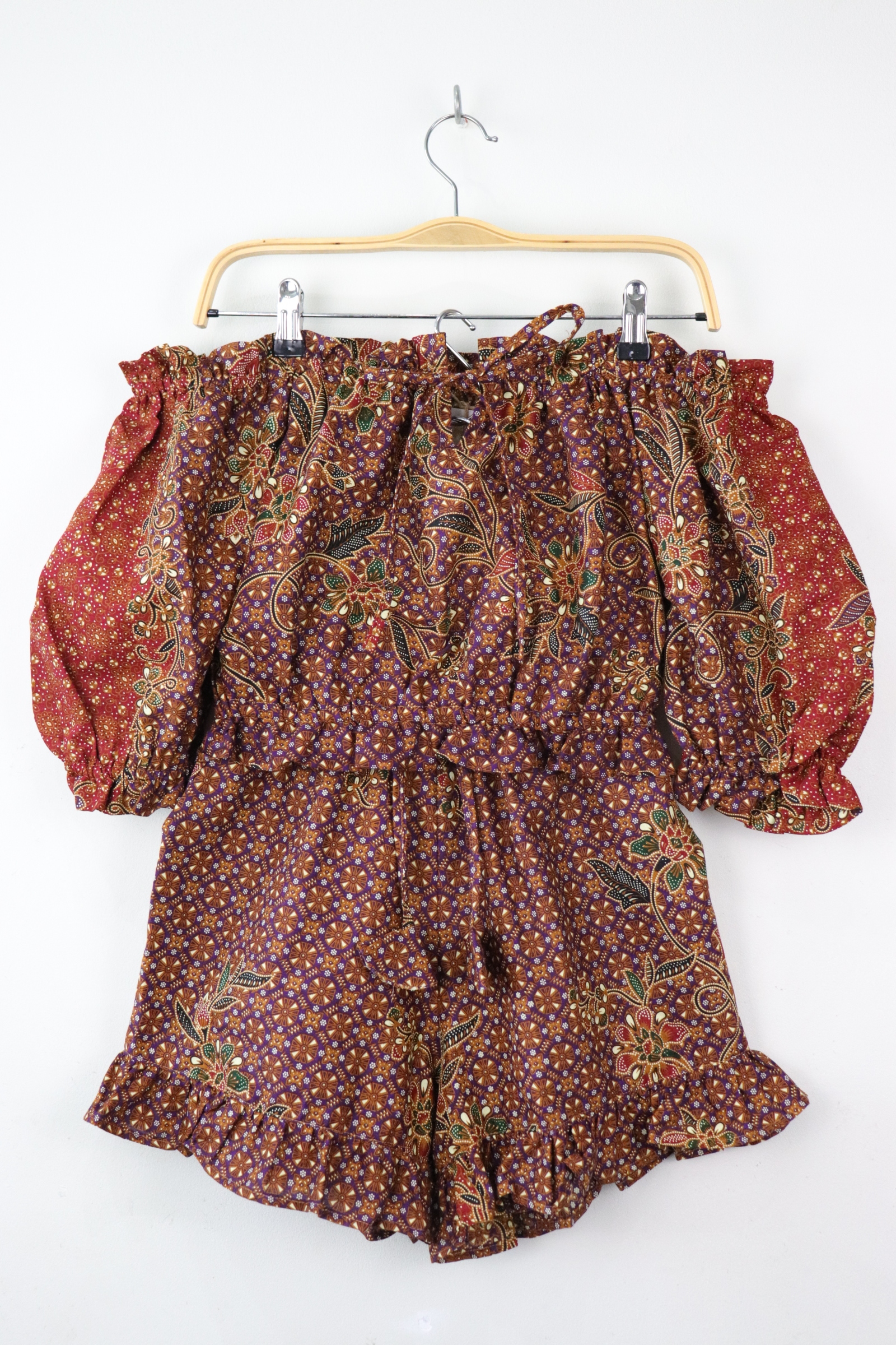 Batik Lounge Set - Tunggu Ungu