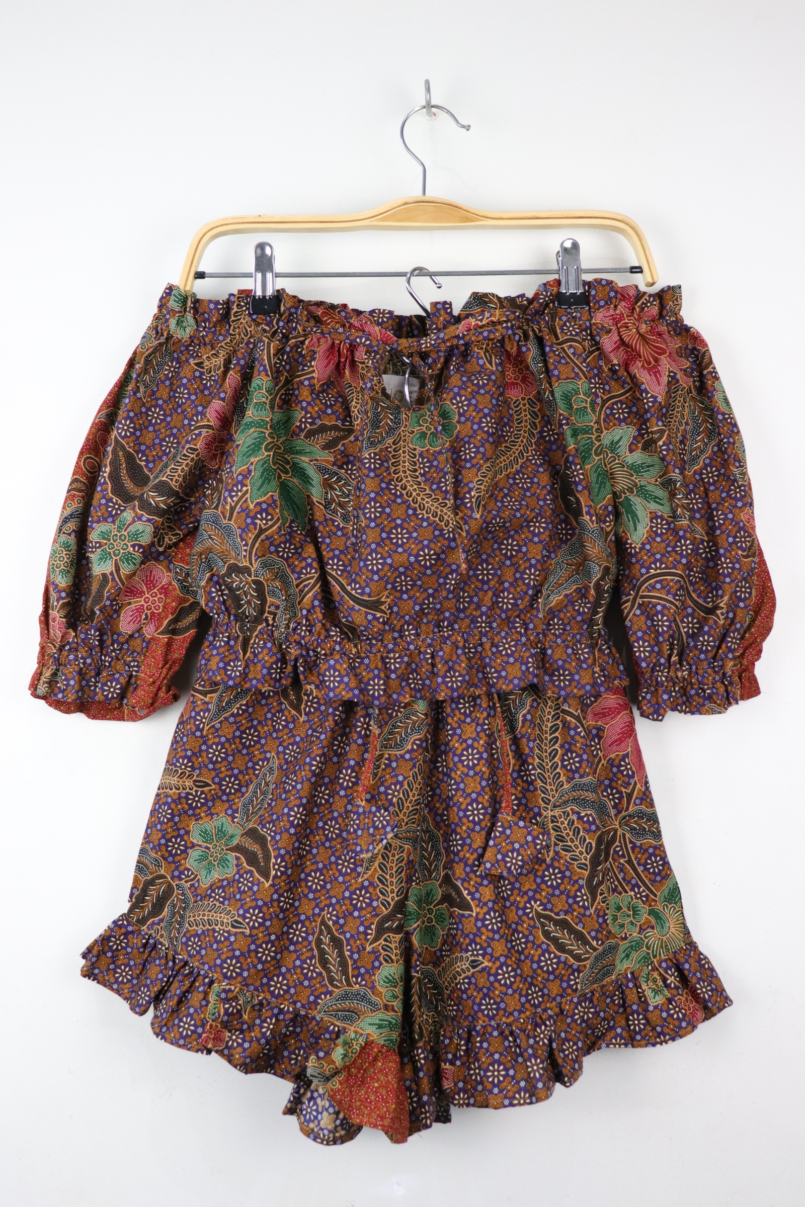 Batik Lounge Set - Biru Babs