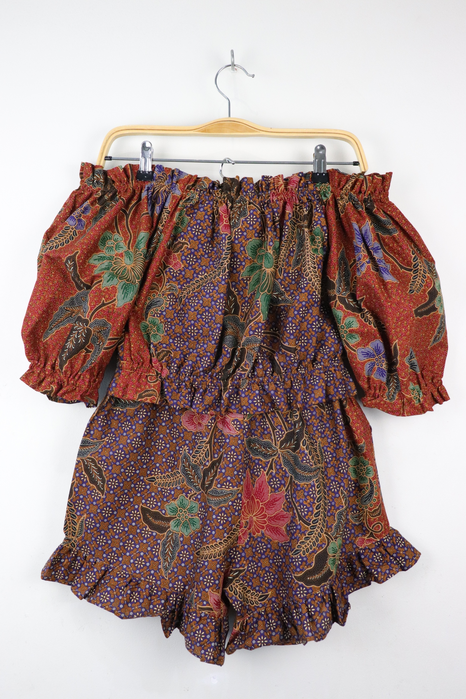 Batik Lounge Set - Biru Babs