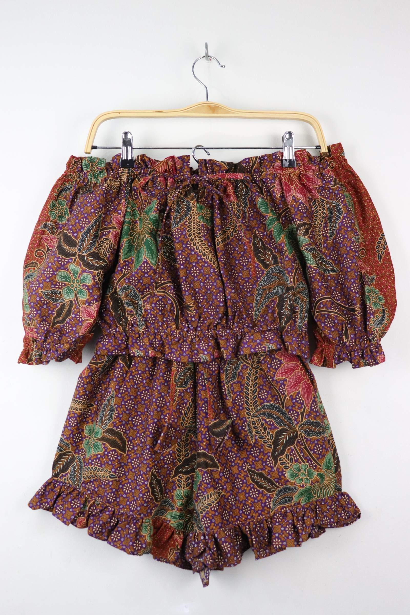 Batik Lounge Set - Orchid Ungu