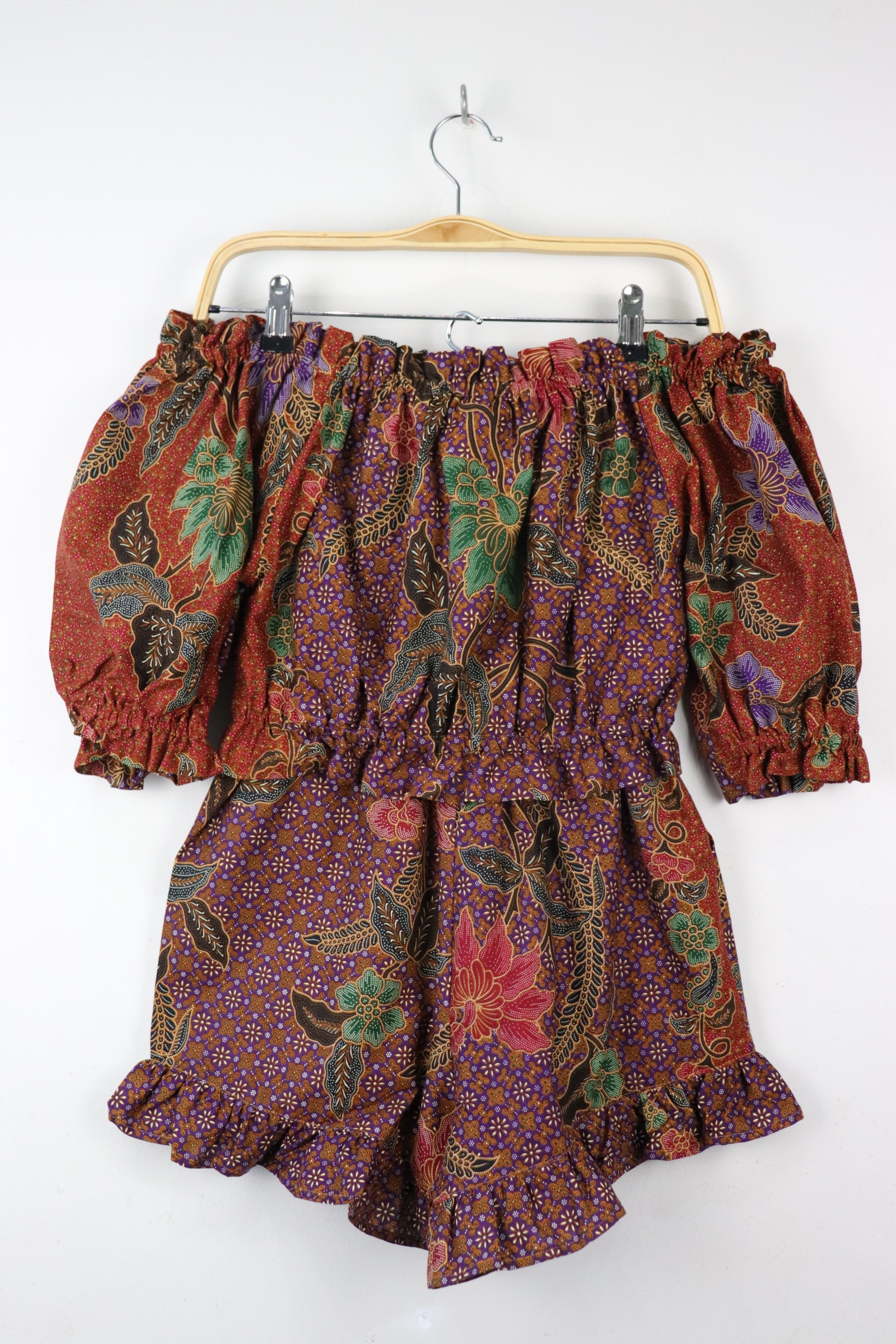 Batik Lounge Set - Orchid Ungu