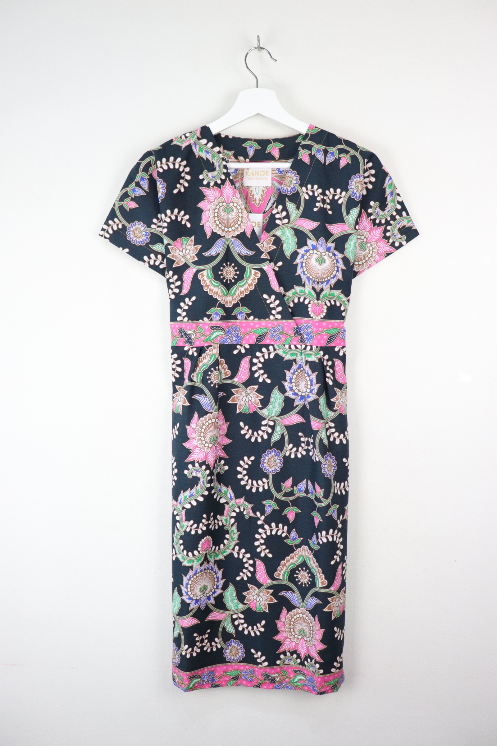 Kimono wrap dress - Pink Poppy