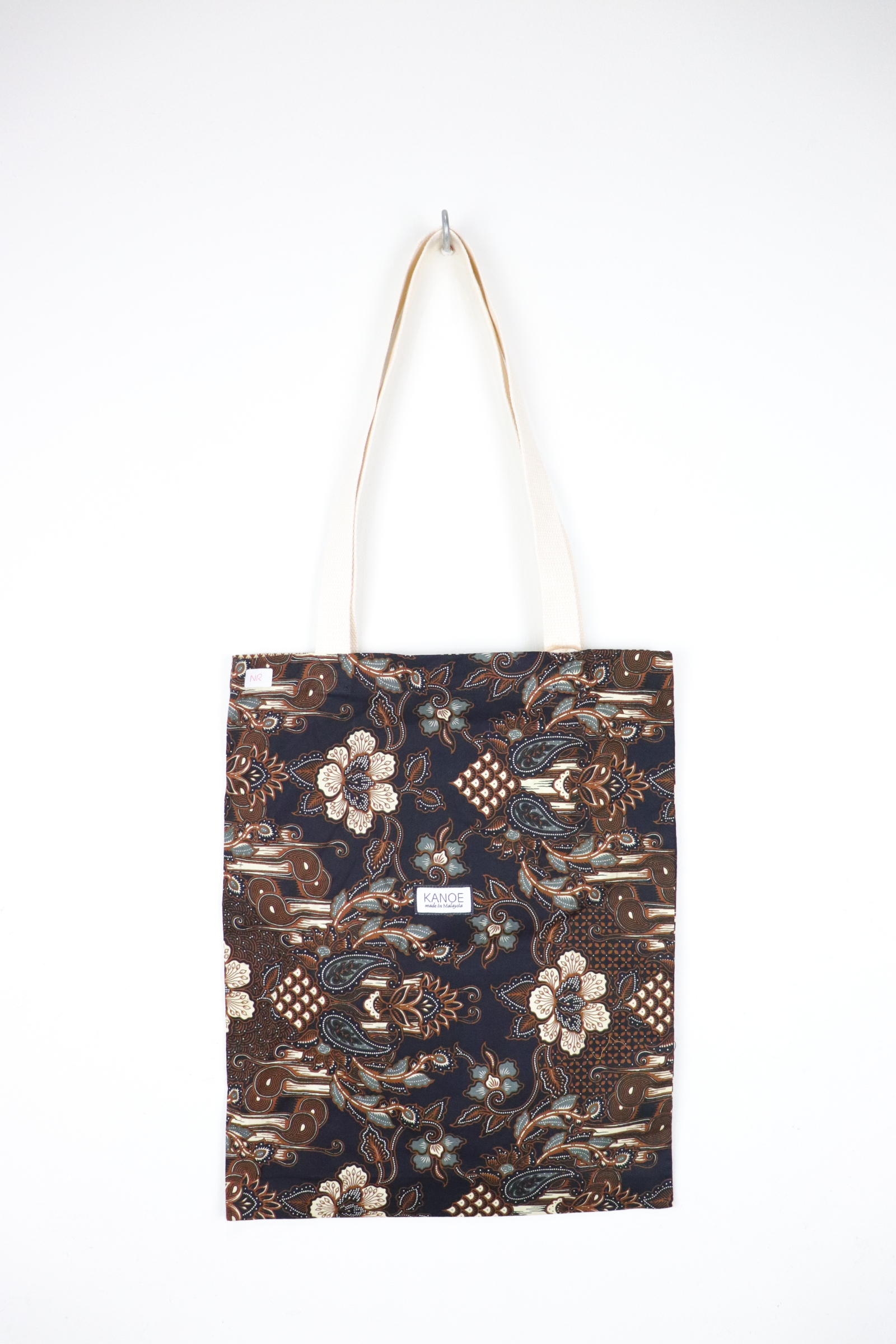 Batik Tote Bag - Mid Wood Ink (B)