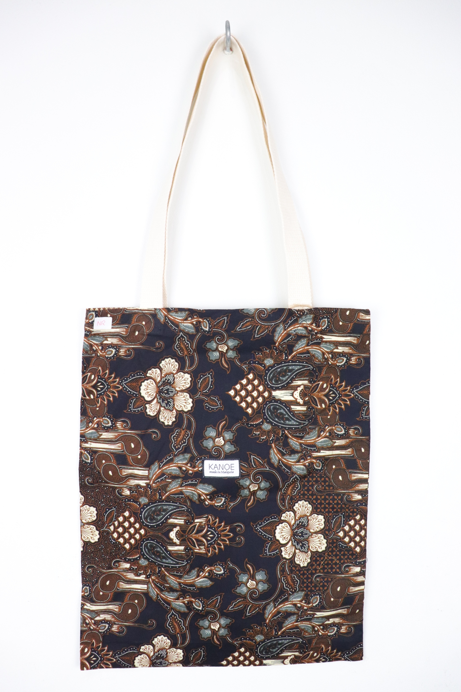 Batik Tote Bag - Mid Wood Ink (B)