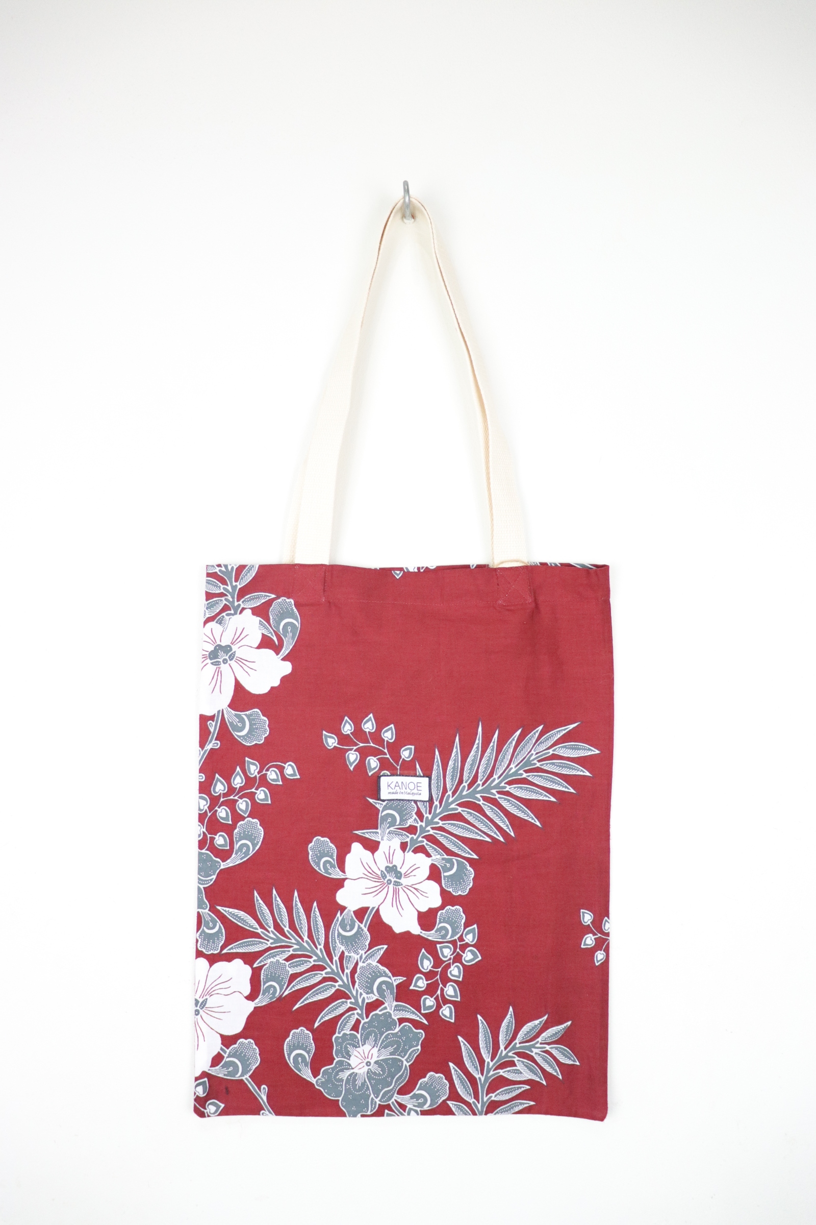 Batik Tote Bag - Mid Red Jasper (B)