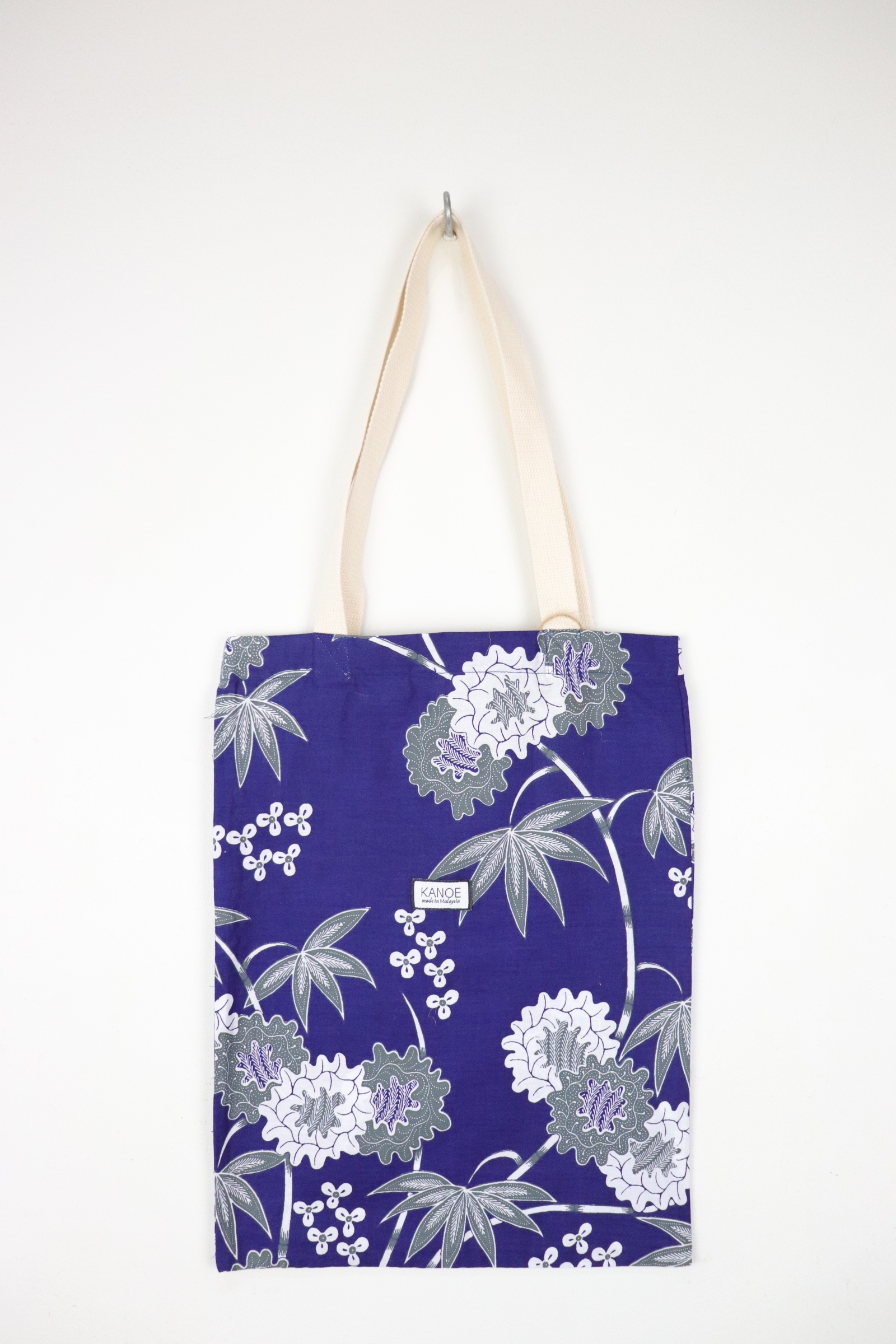 Batik Tote Bag - Mid Blue Valley (B)