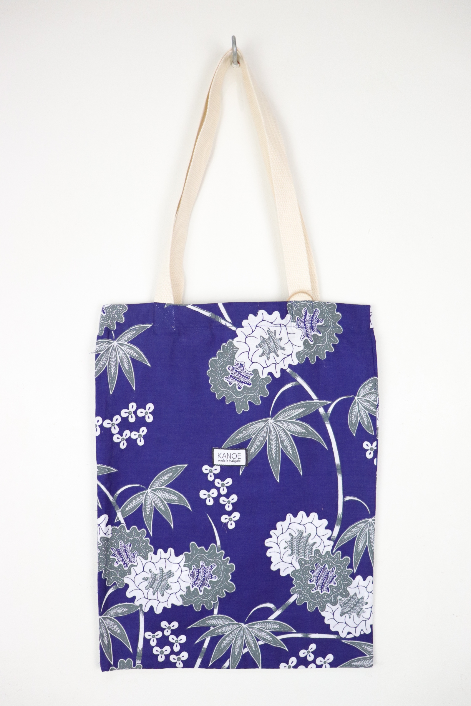 Batik Tote Bag - Mid Blue Valley (B)