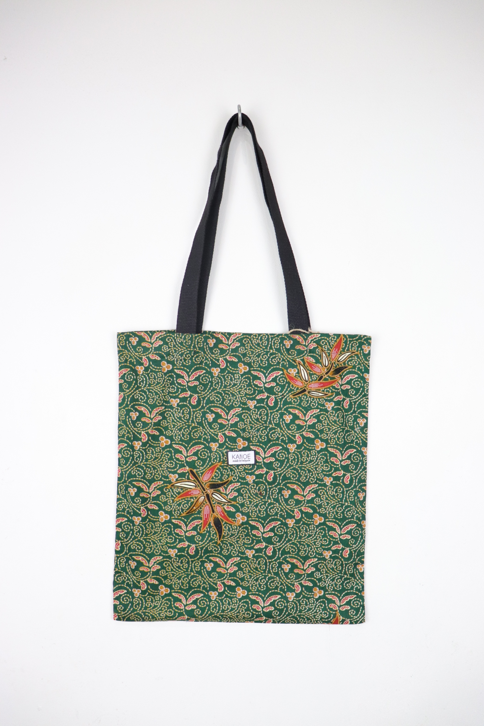 Batik Tote Bag - Mid Olive (C)