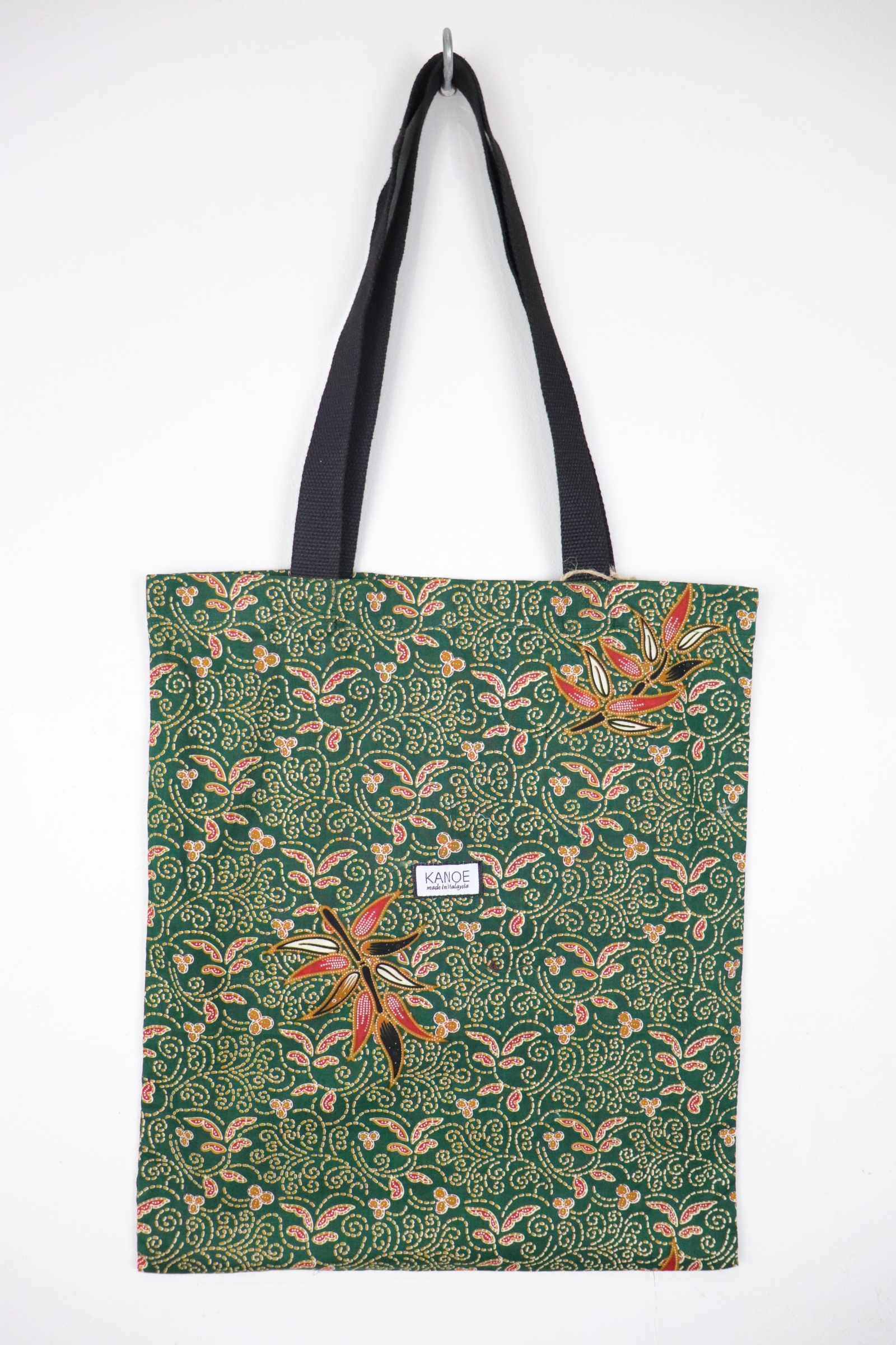 Batik Tote Bag - Mid Olive (C)