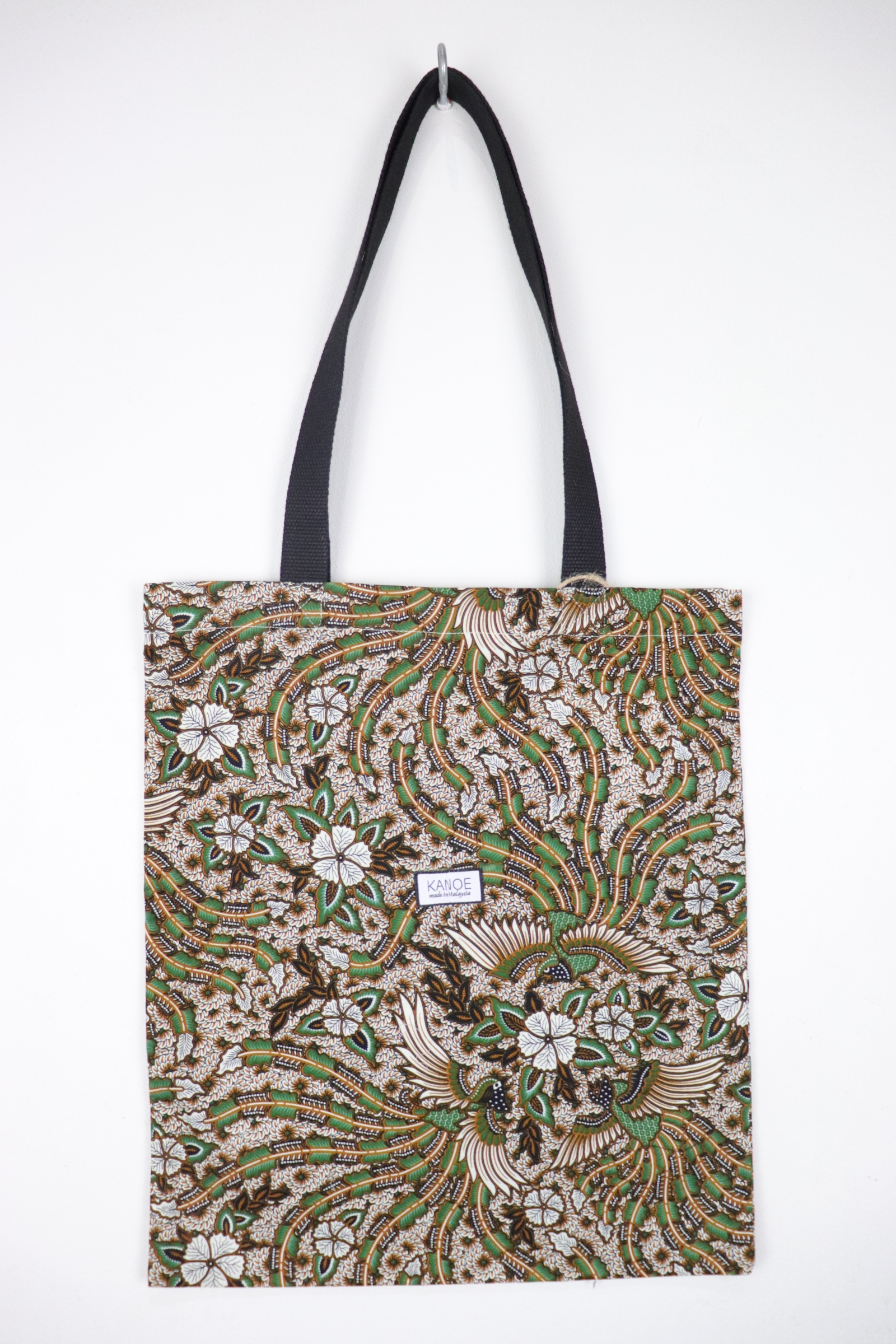 Batik Tote Bag - Mid Gold Strings (C)