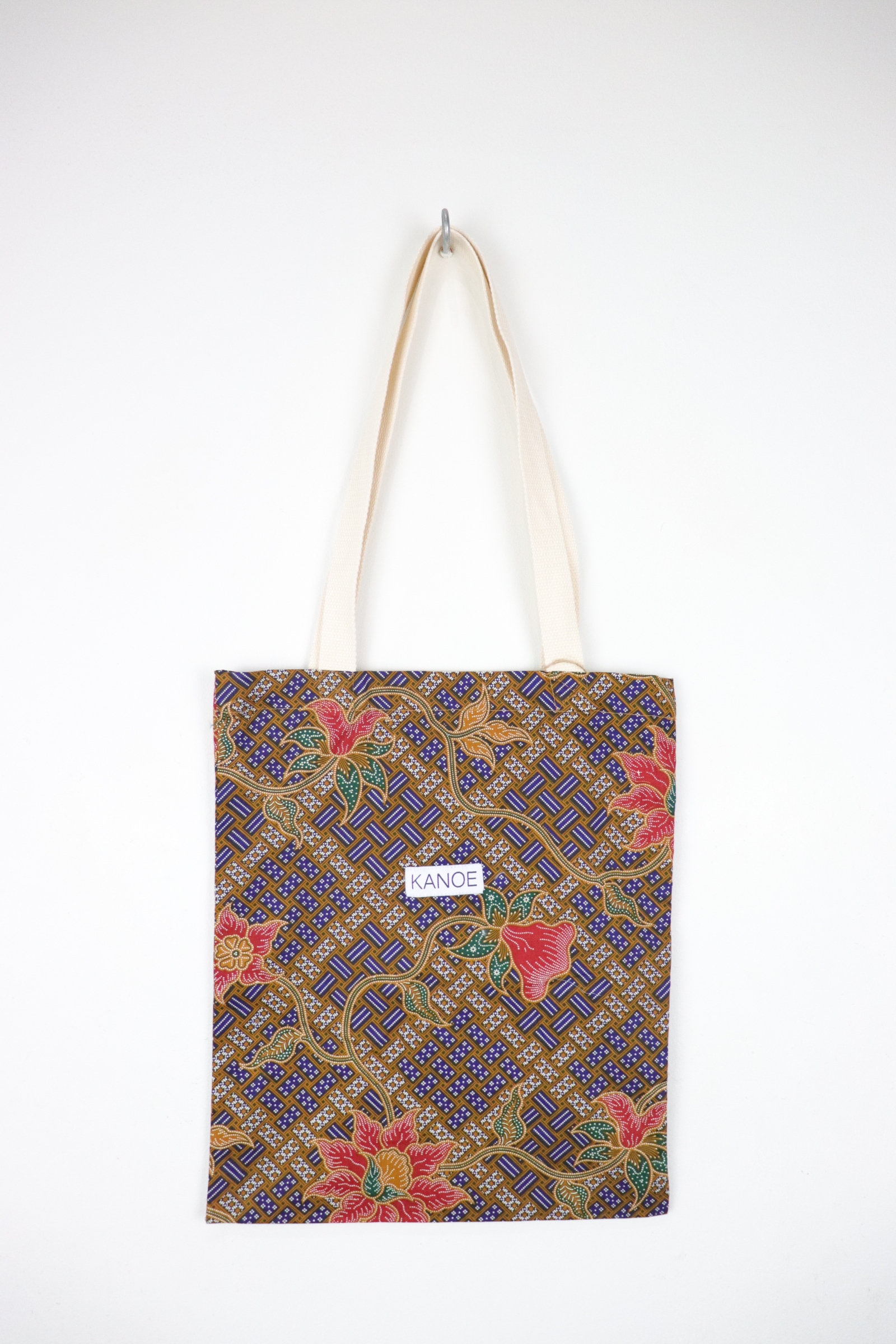 Batik Tote Bag - Mid Lavender (D)