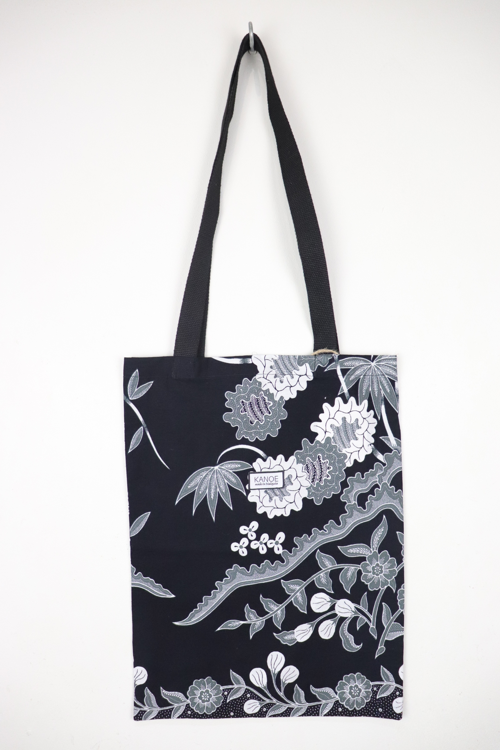 Batik Tote Bag - Mid Black Beauty (E)