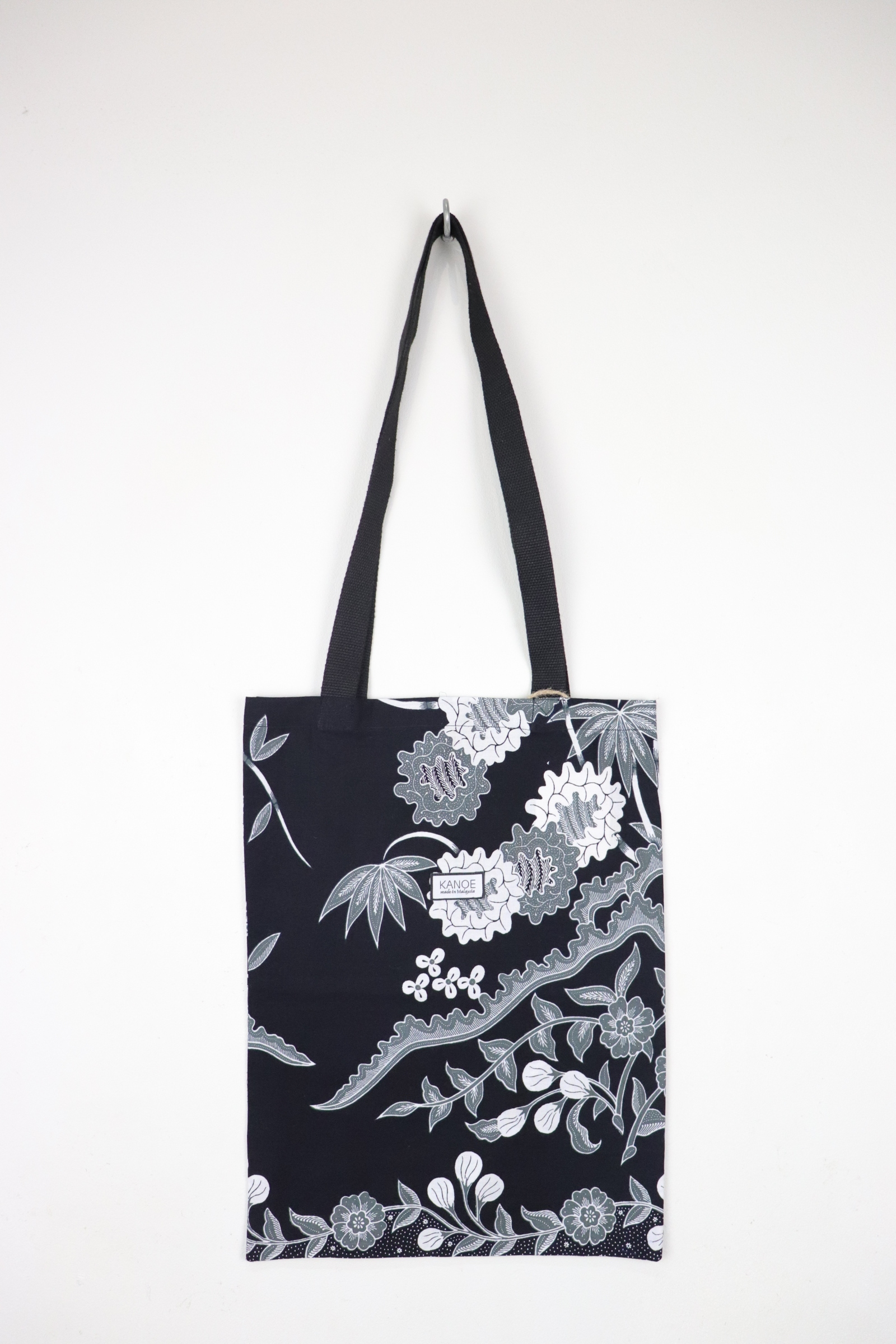 Batik Tote Bag - Mid Black Beauty (E)