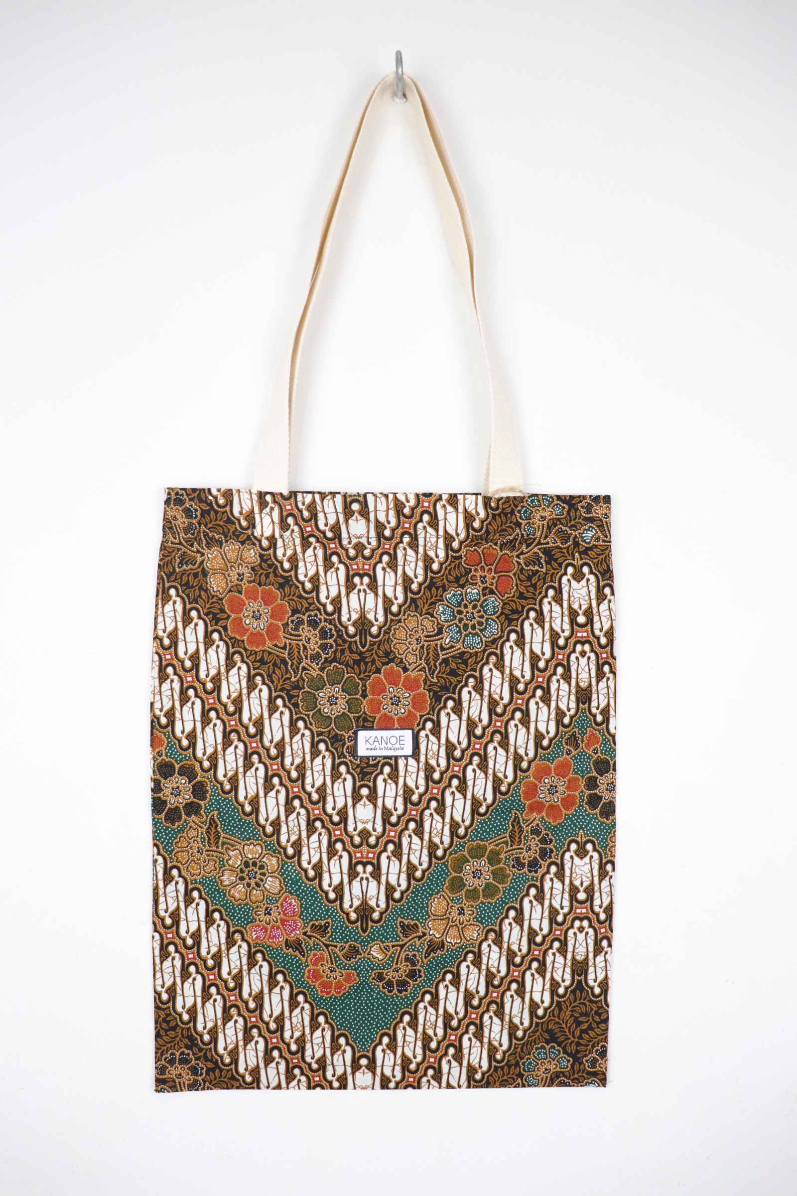 Batik Tote Bag - Mid Oak (E)