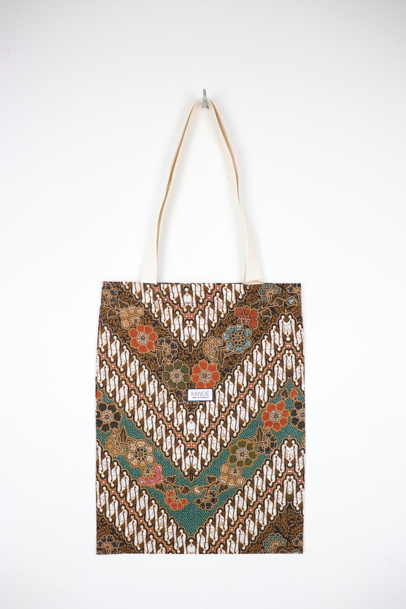 Batik Tote Bag - Mid Oak (E)