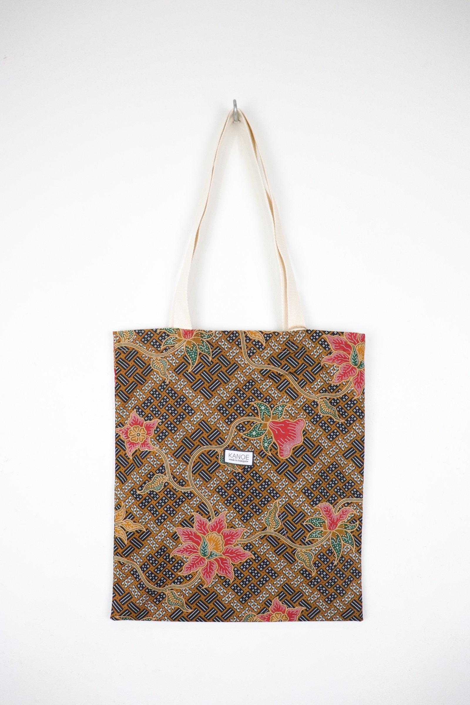 Batik Tote Bag - Mid Walnuts (C)