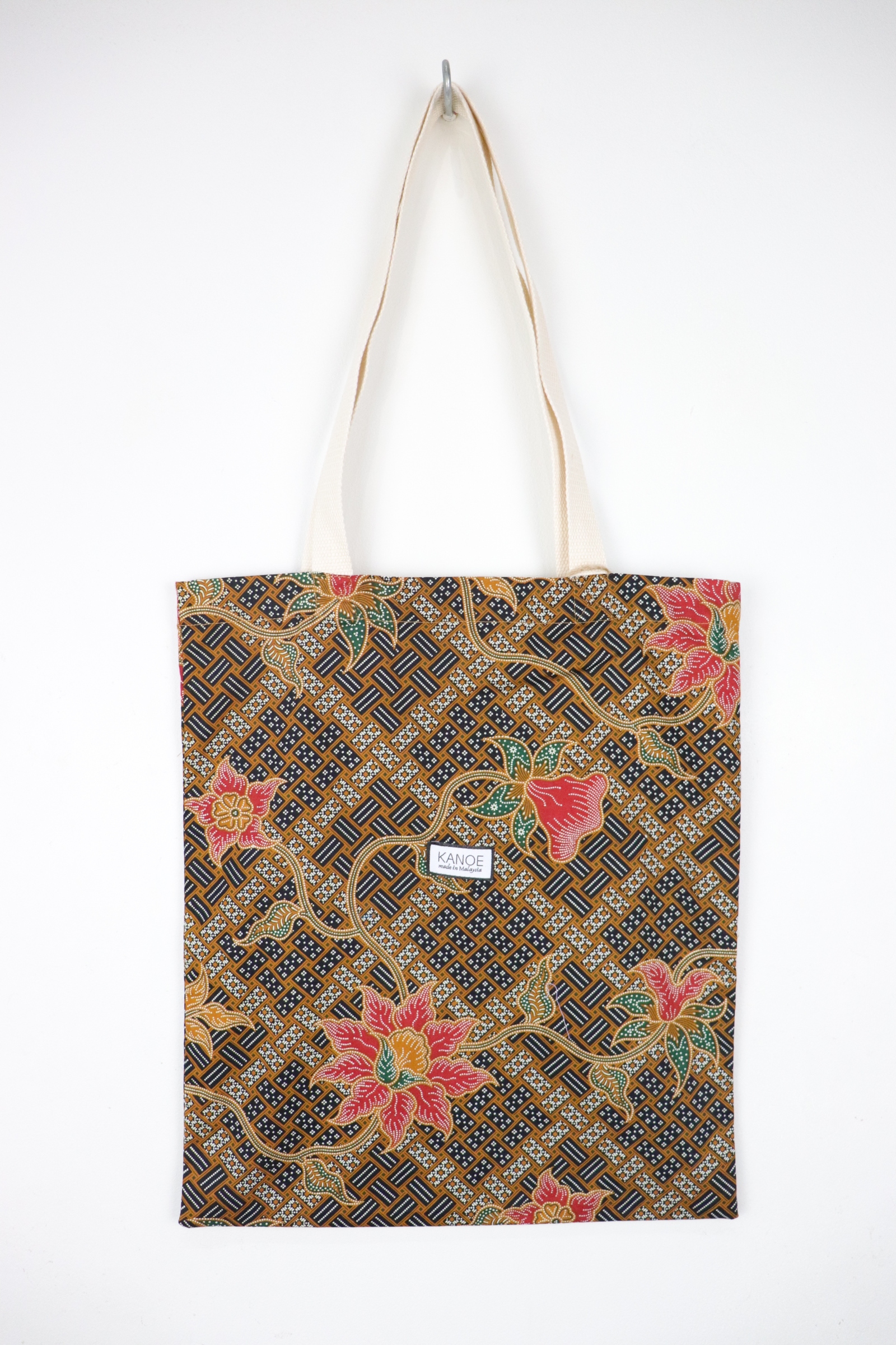 Batik Tote Bag - Mid Walnuts (C)