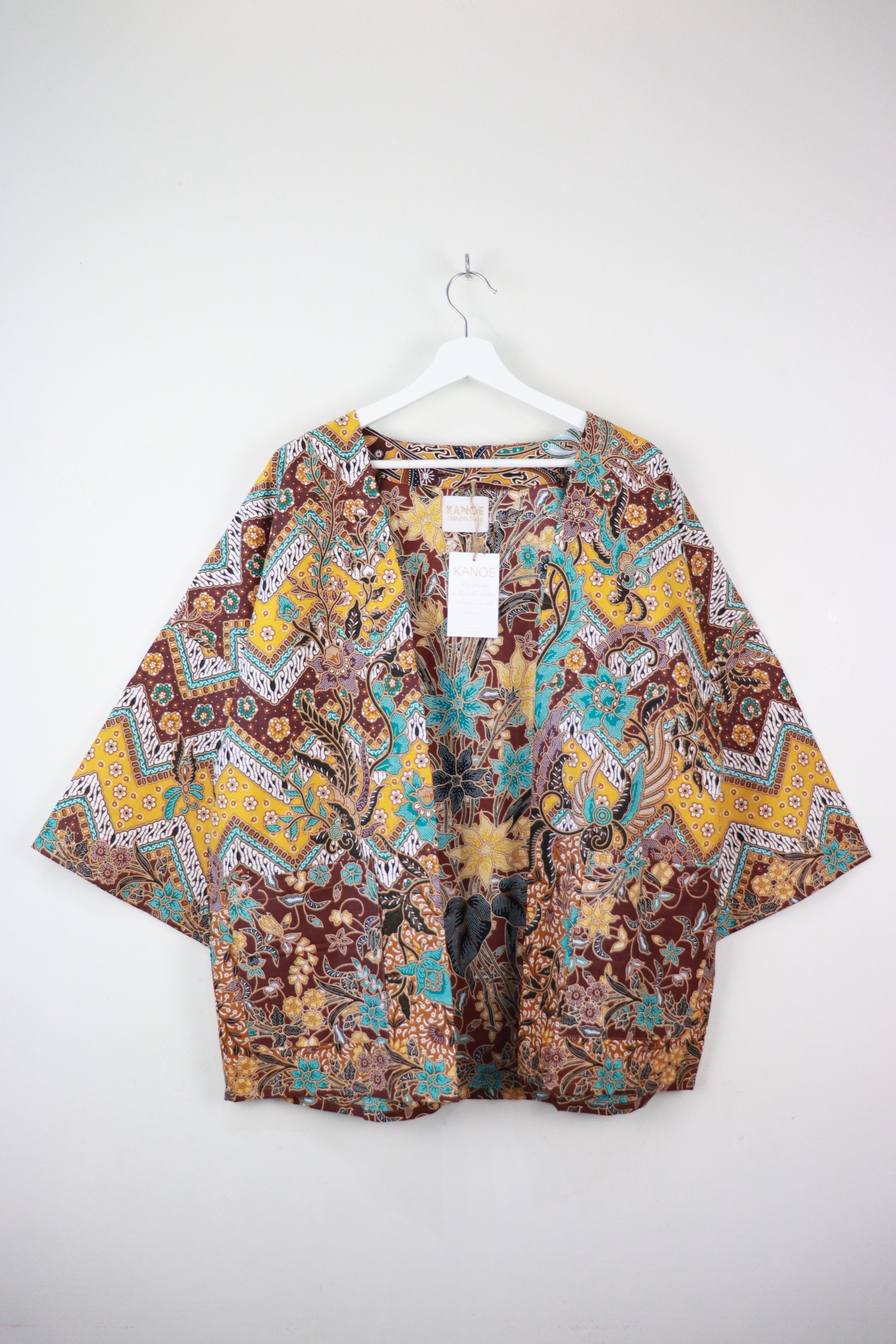 Batik Kimono Basic - Fields of Marigold