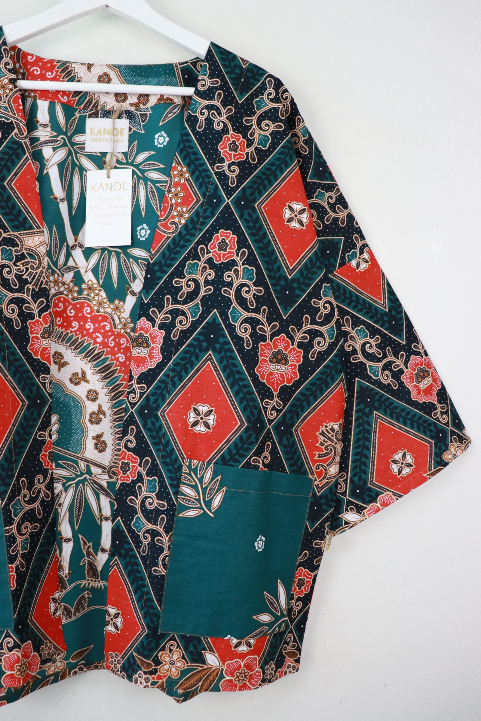 Batik Kimono Basic - Amaryllis Diamonds