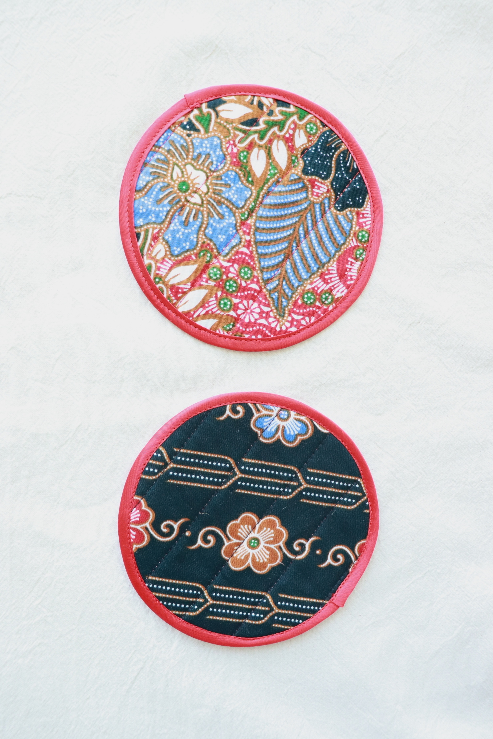 Batik Coaster - Fruity Smoothie ( Set of 2 )
