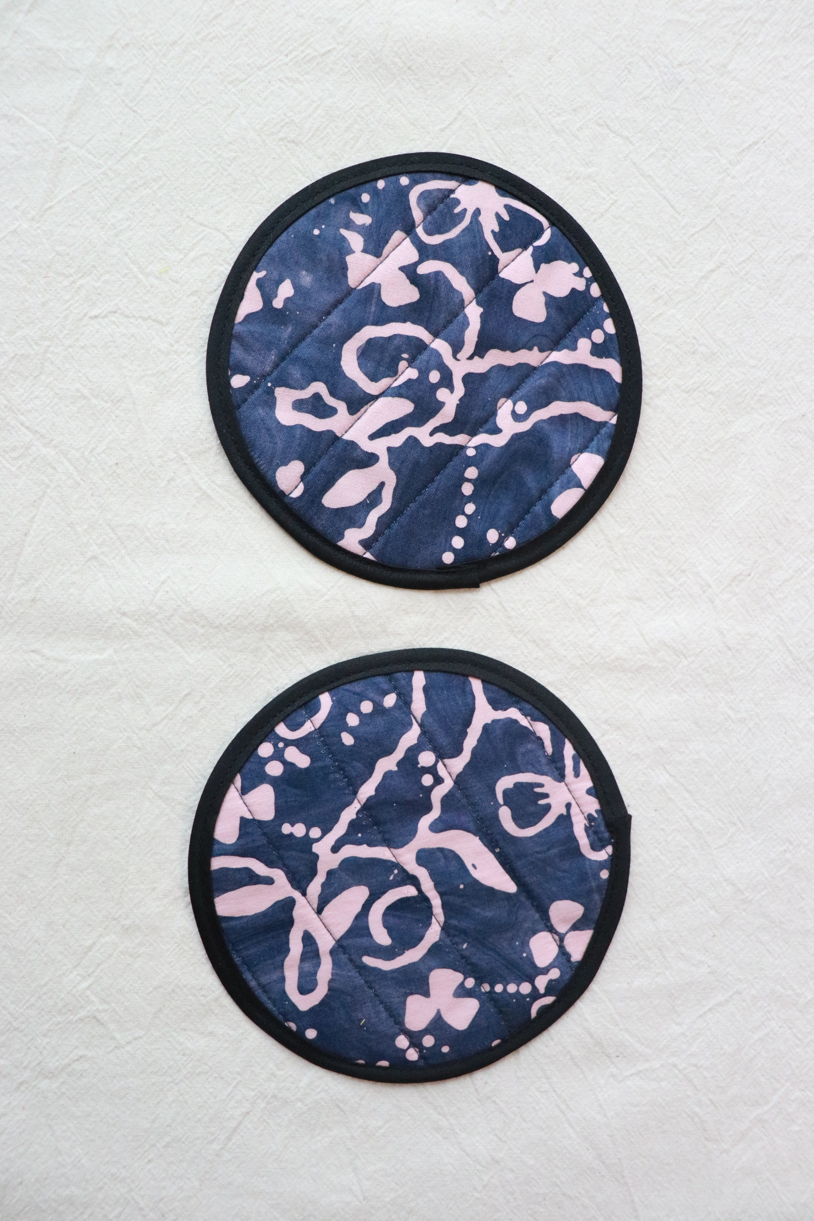 Batik Coaster - Morning Matcha ( Set of 2 )