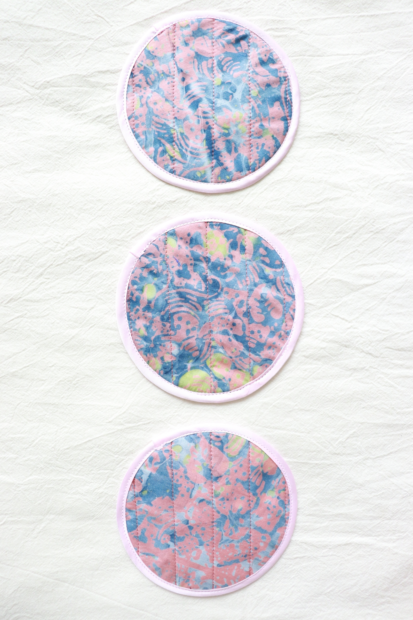 Batik Coaster - Coffee Blend ( Set of 3 )