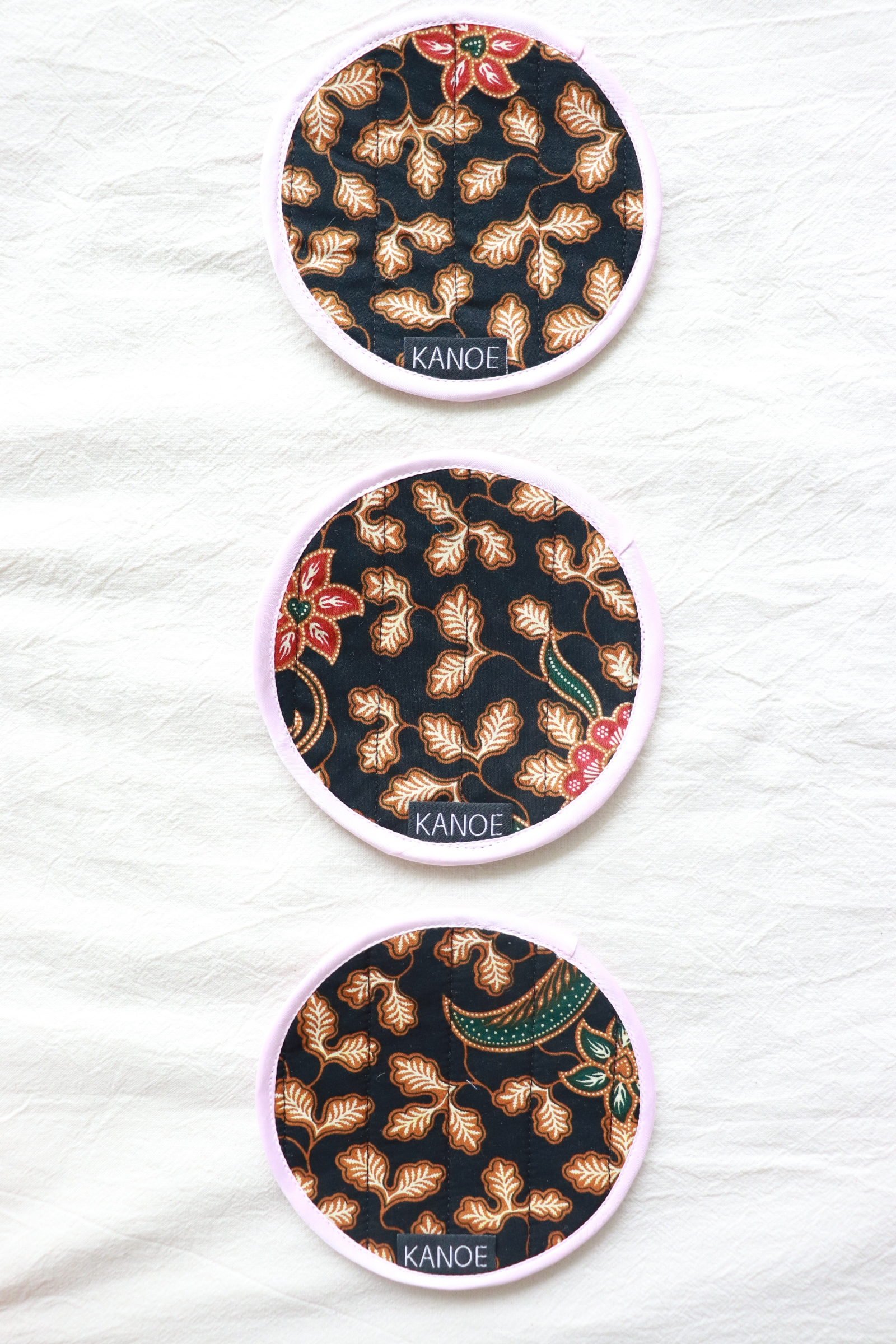 Batik Coaster - Coffee Blend ( Set of 3 )