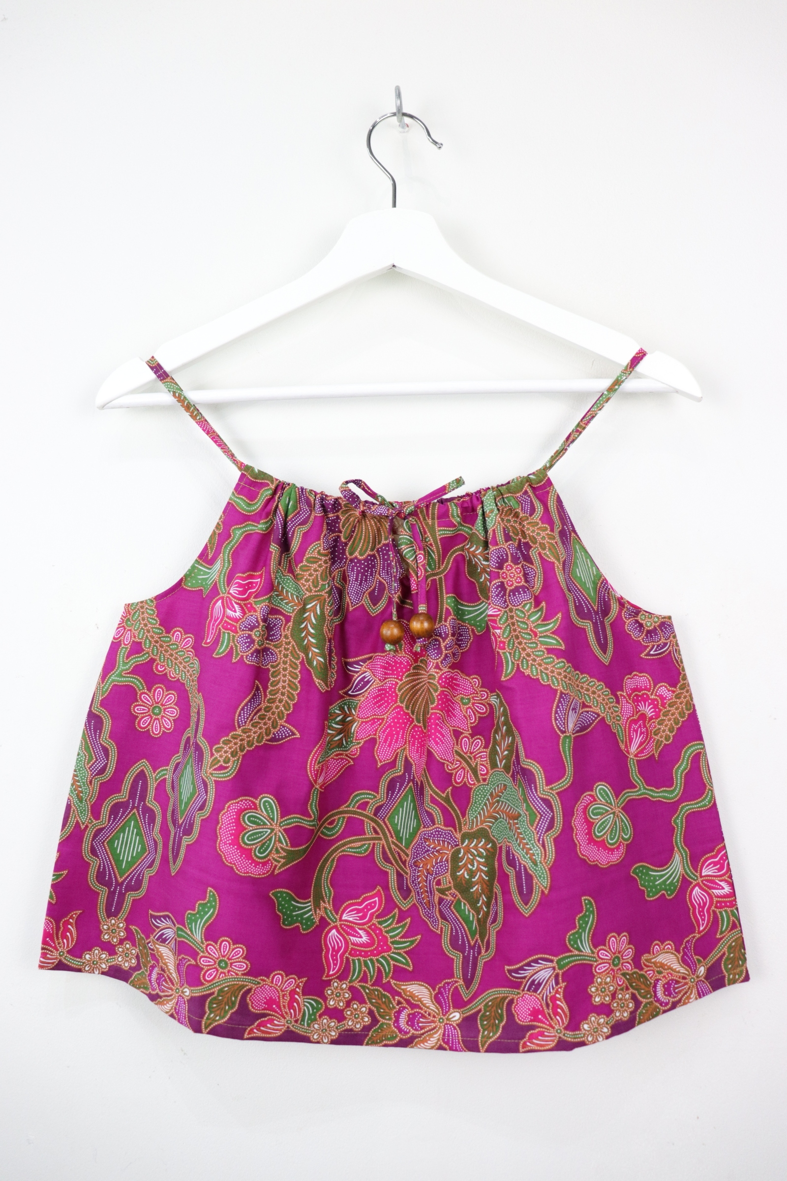 Getaway Batik Top - Magenta Bloom (S/M/L)