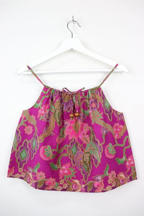 drawstring batik top40