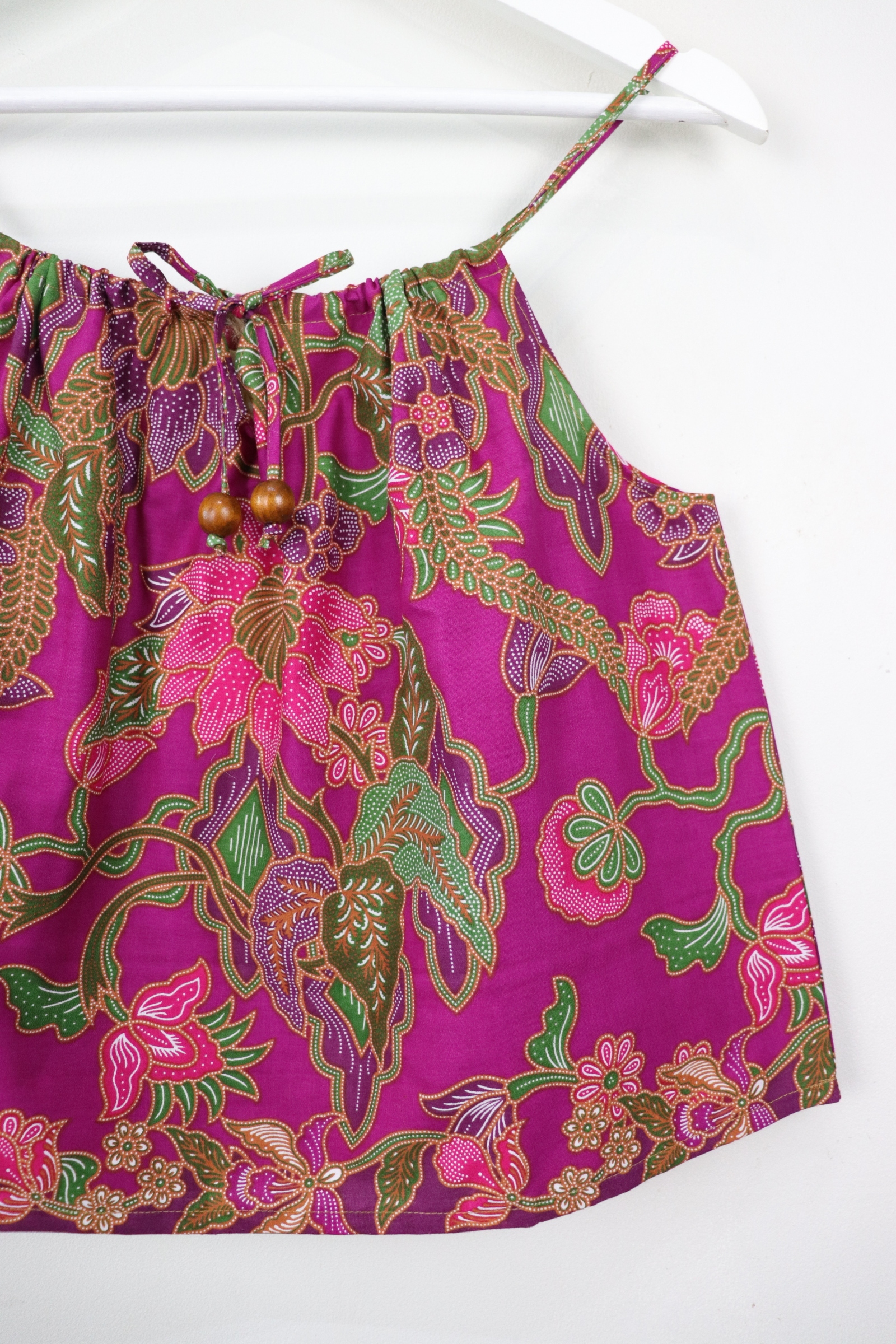 Getaway Batik Top - Magenta Bloom (S/M/L)