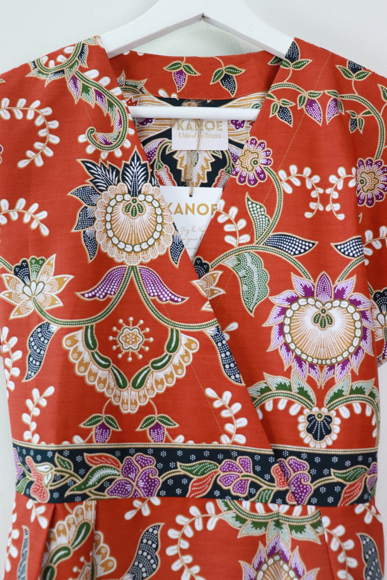 Kimono Wrap Dress - Hiiro Blooms