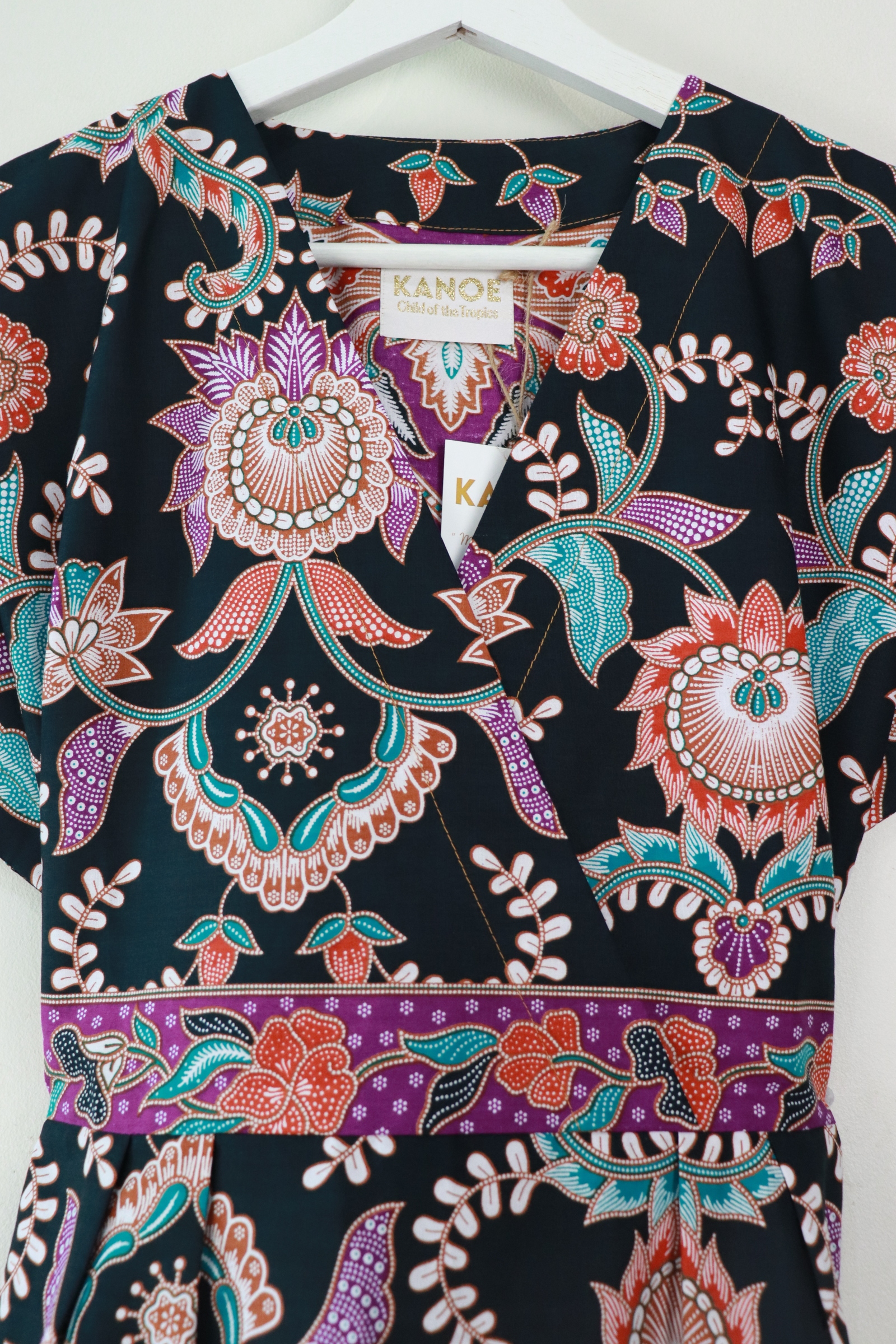 Kimono Wrap Dress - Mystical Murasaki 