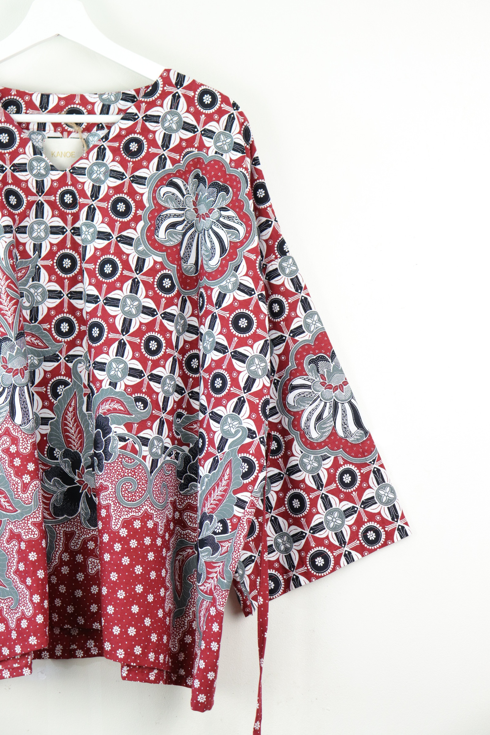 BIG GIRL Batik Top - Scarlet Stones