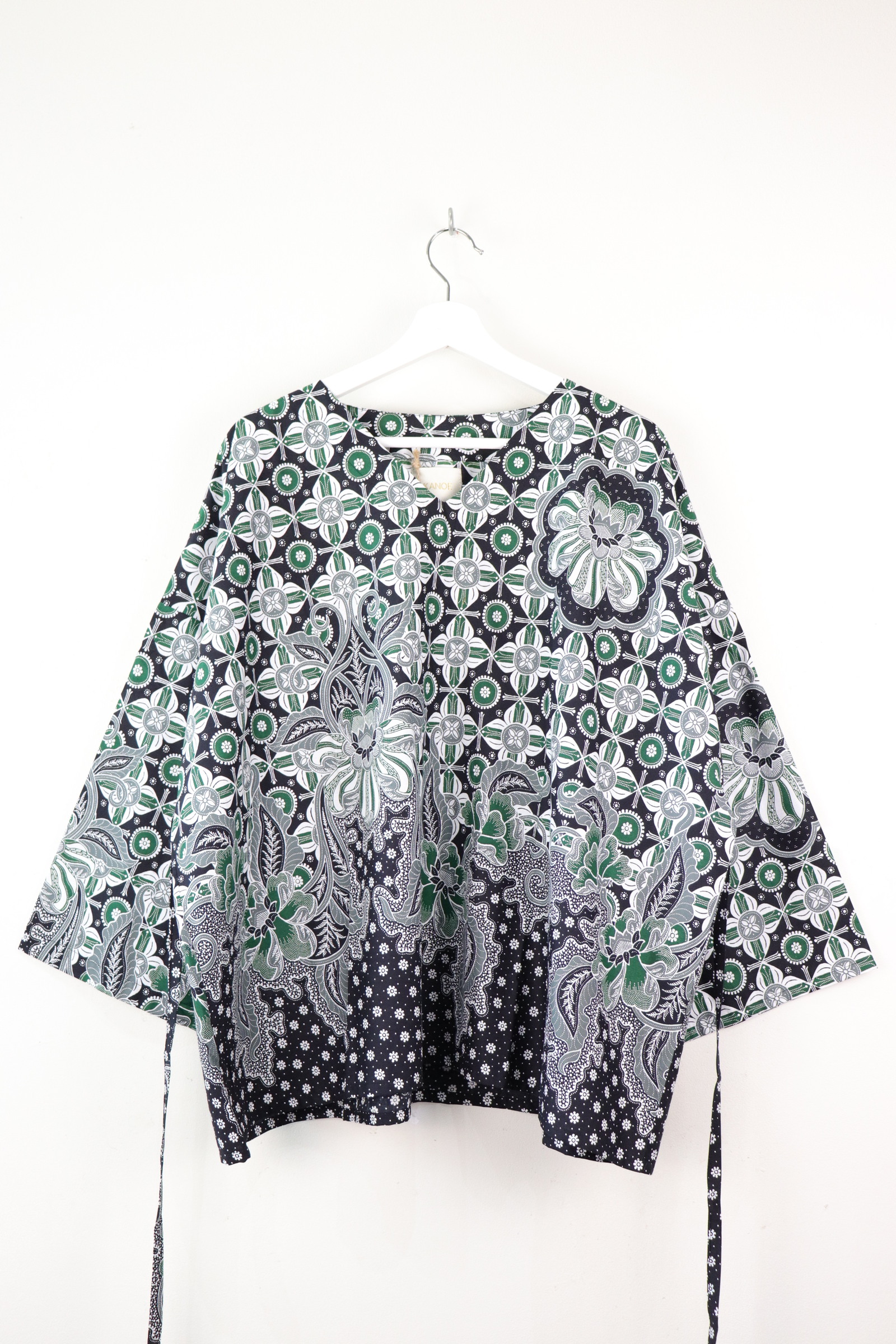 BIG GIRL Batik Top - Midnight Mosaic
