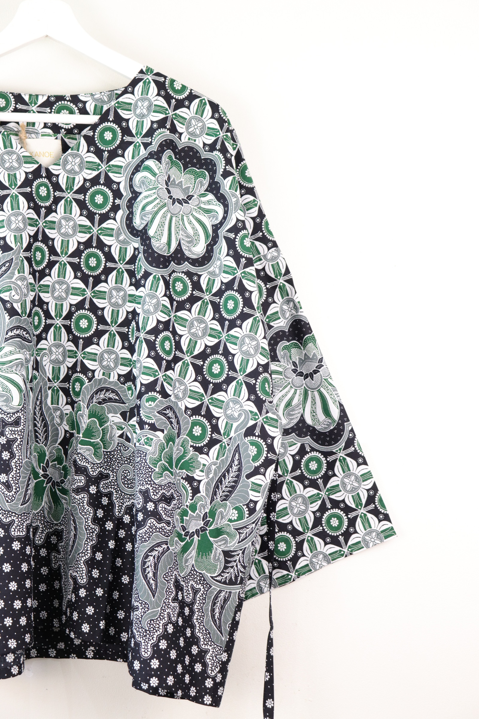 BIG GIRL Batik Top - Midnight Mosaic