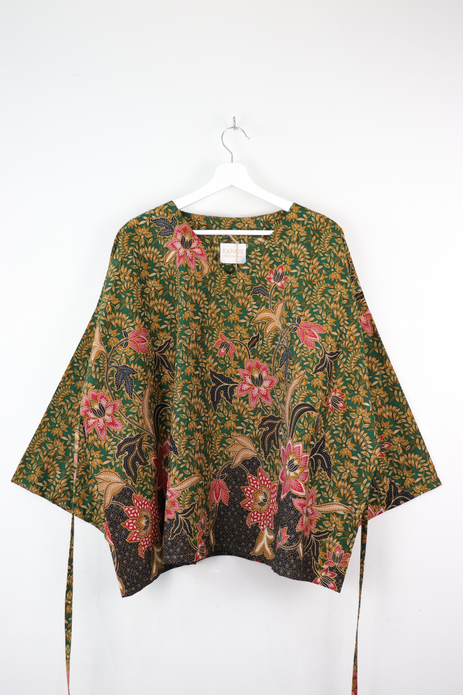 BIG GIRL Batik Top - Juniper Vines